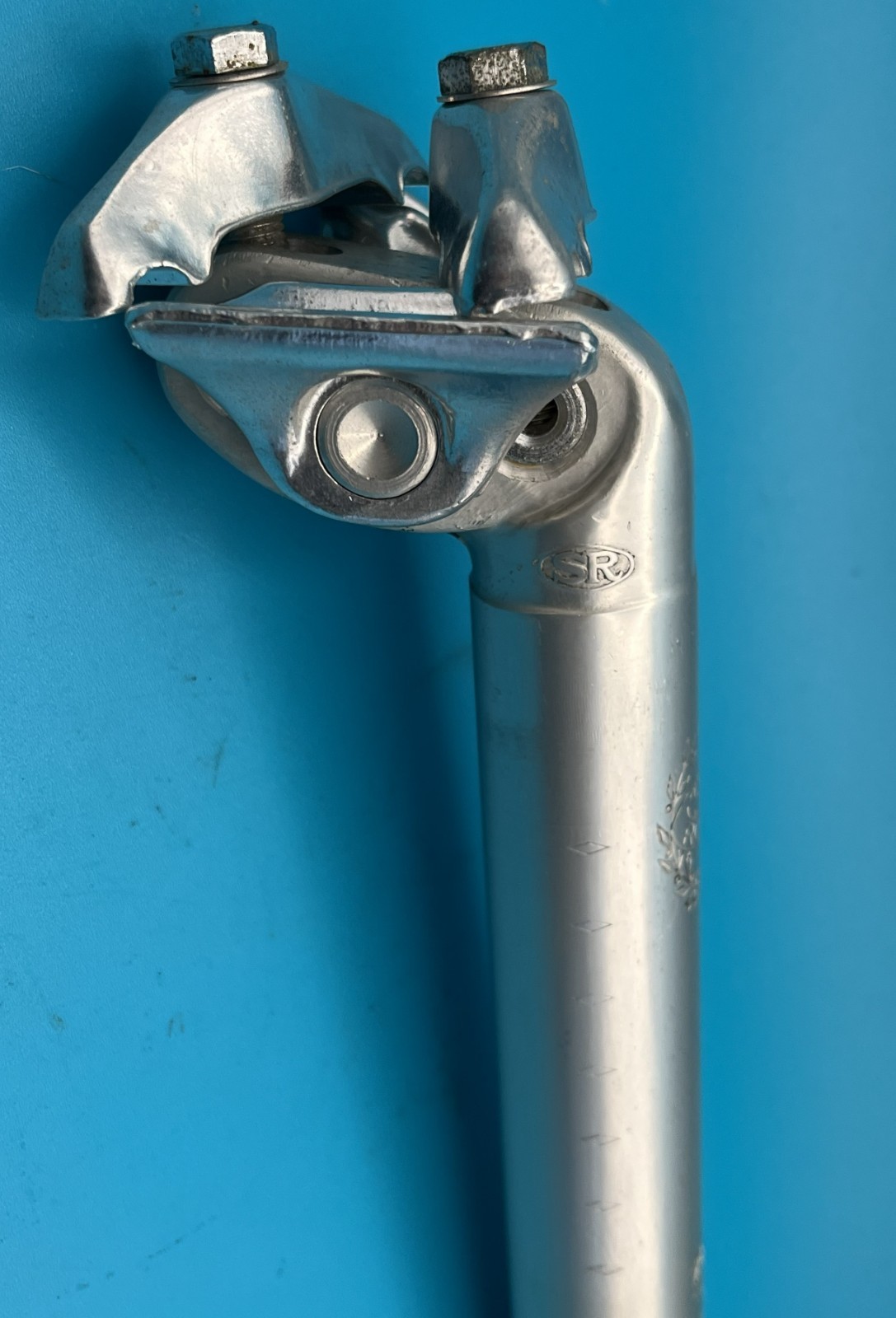 (7Q) Vintage SR Royal Seatpost 26.4 x 200 mm – Alloy – Campy copy – Japan