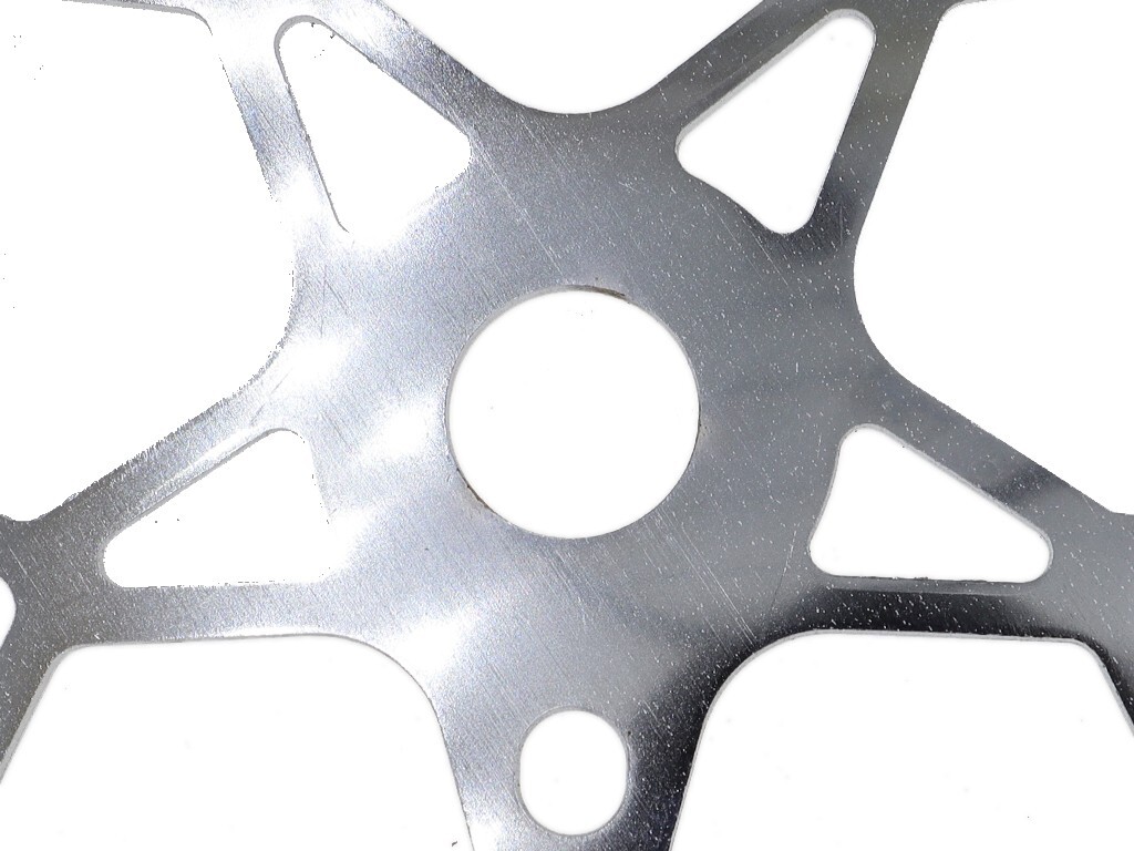Sugino Snowflake Old School BMX 44T Bike Chainring Sprocket Silver