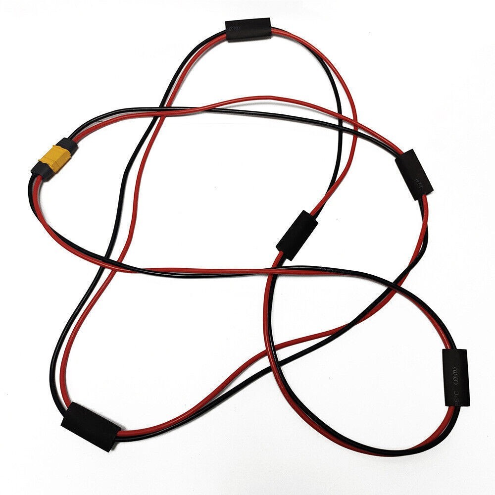 Ebike Battery Extension Cable XT60 Male 14AWG 1M 2M SUK