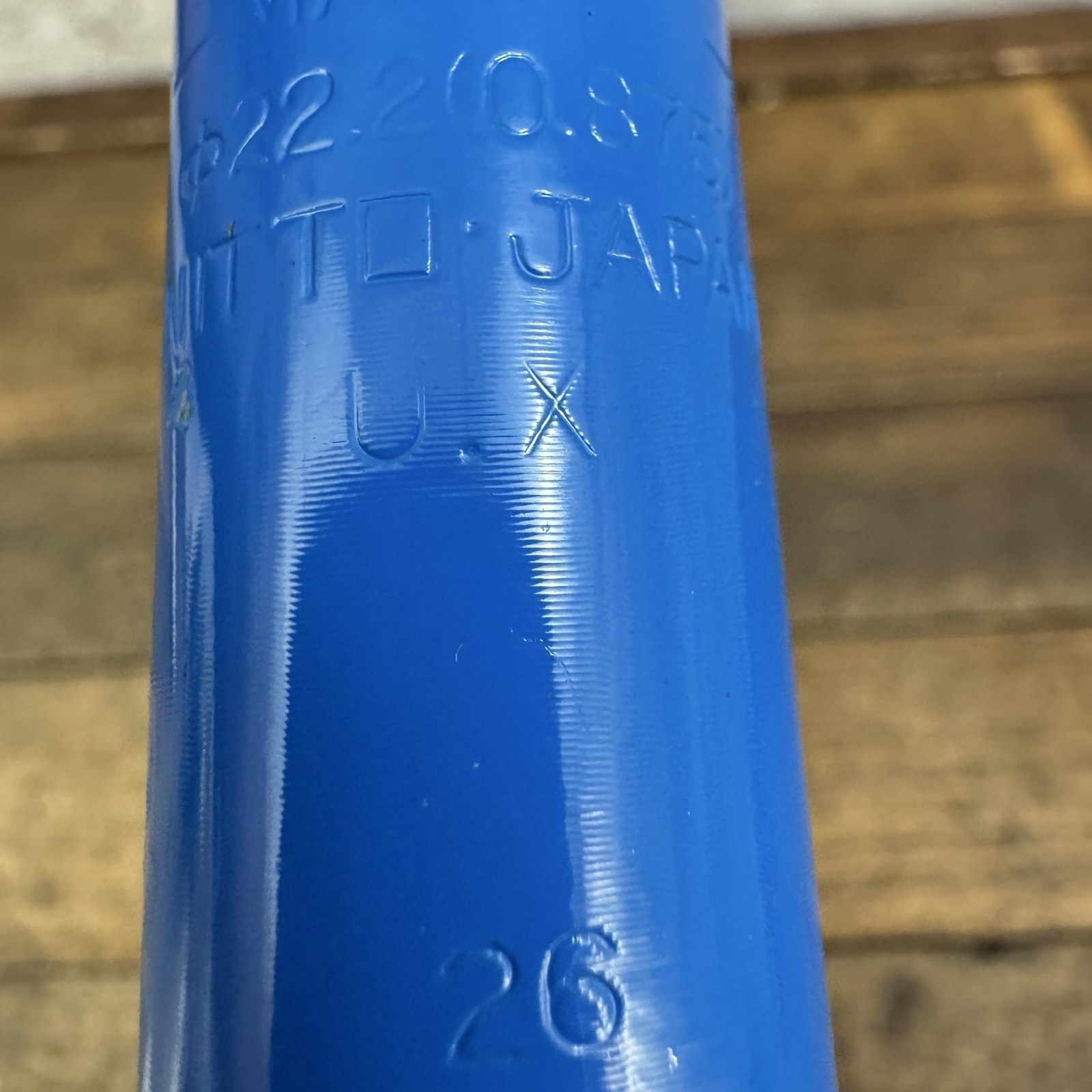 Vintage Nitto U.X 26 Quill Stem Blue 26mm Clamp 95mm Japan NOS 1in 22.2 Cafe