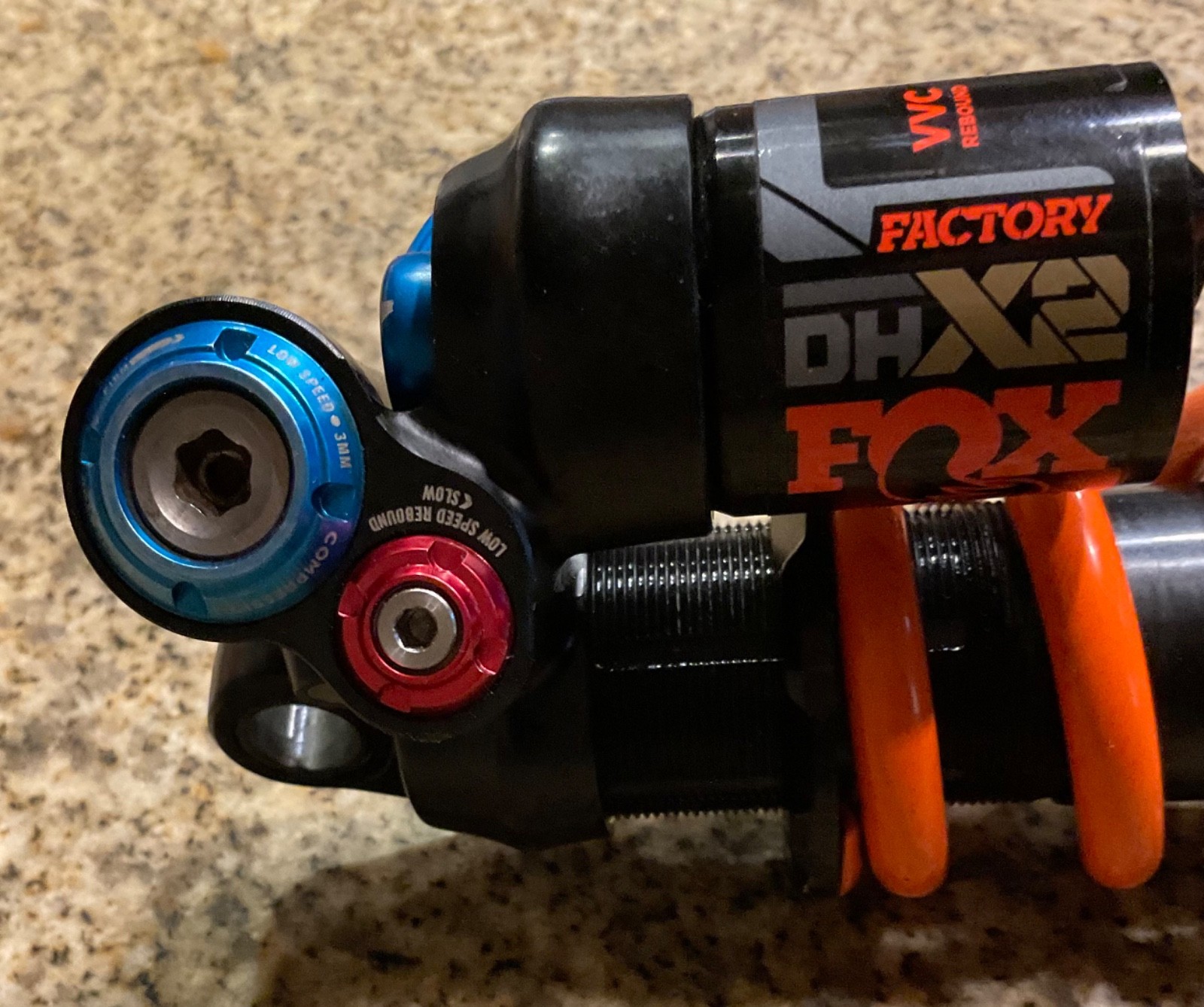 Fox Factory DHX 2 Coil over rear shock VVC Rebound 8.25 x 2.5