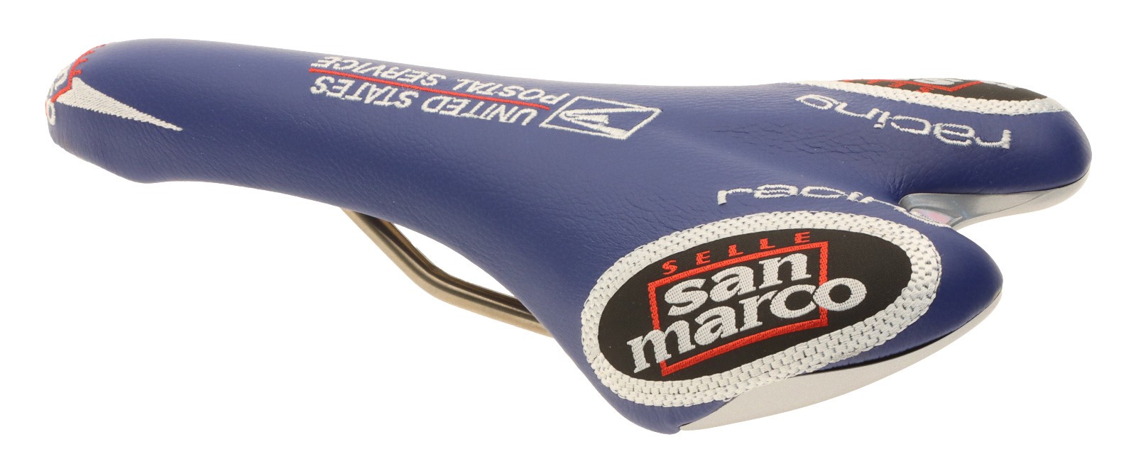 Selle San Marco Era Saddle Lance-Era Postal USPS Ti Rails Blue Rare NIB NOS NEW