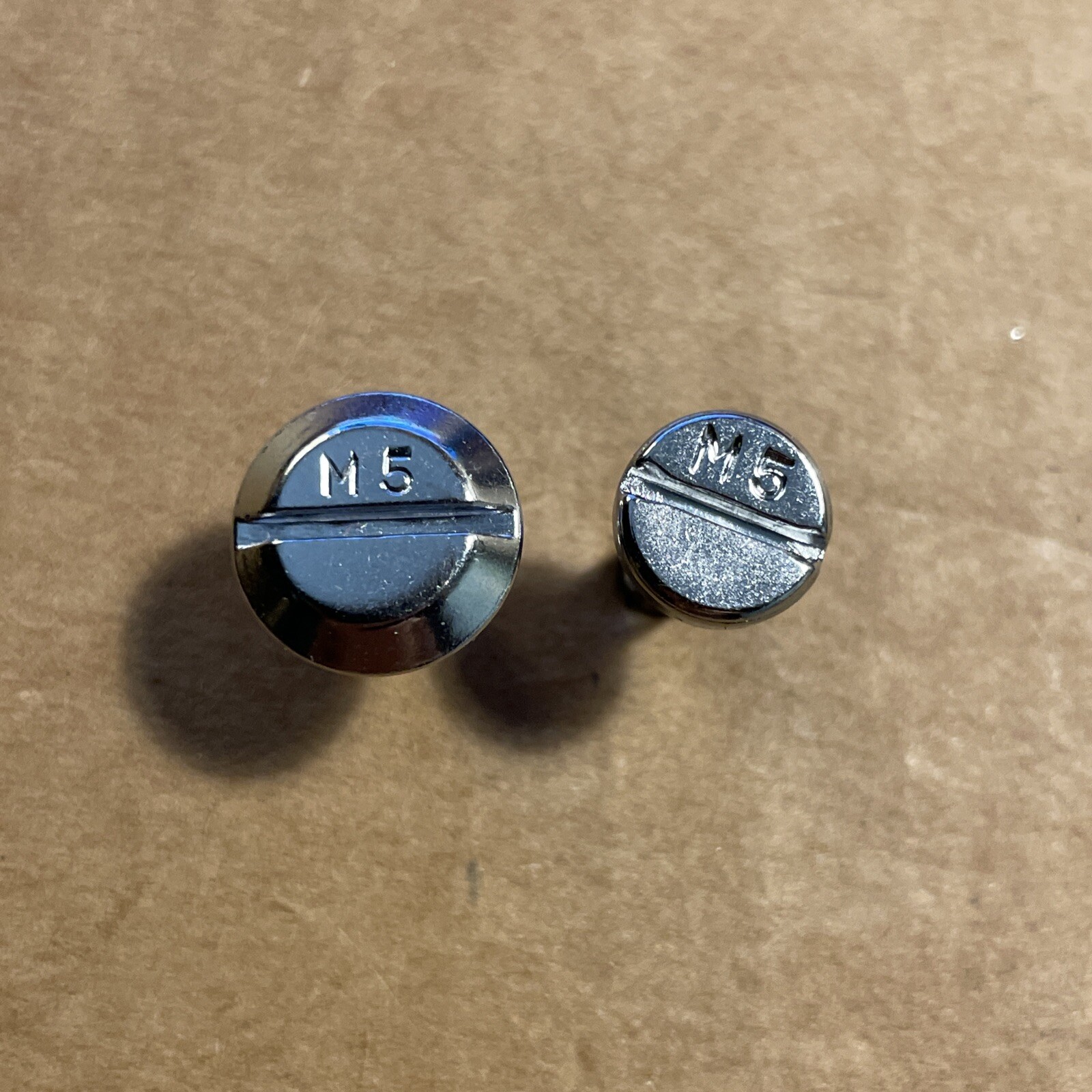 2 NOS M5 Shimano Downtube Shifter Boss Screws Mounting Bolts down tube