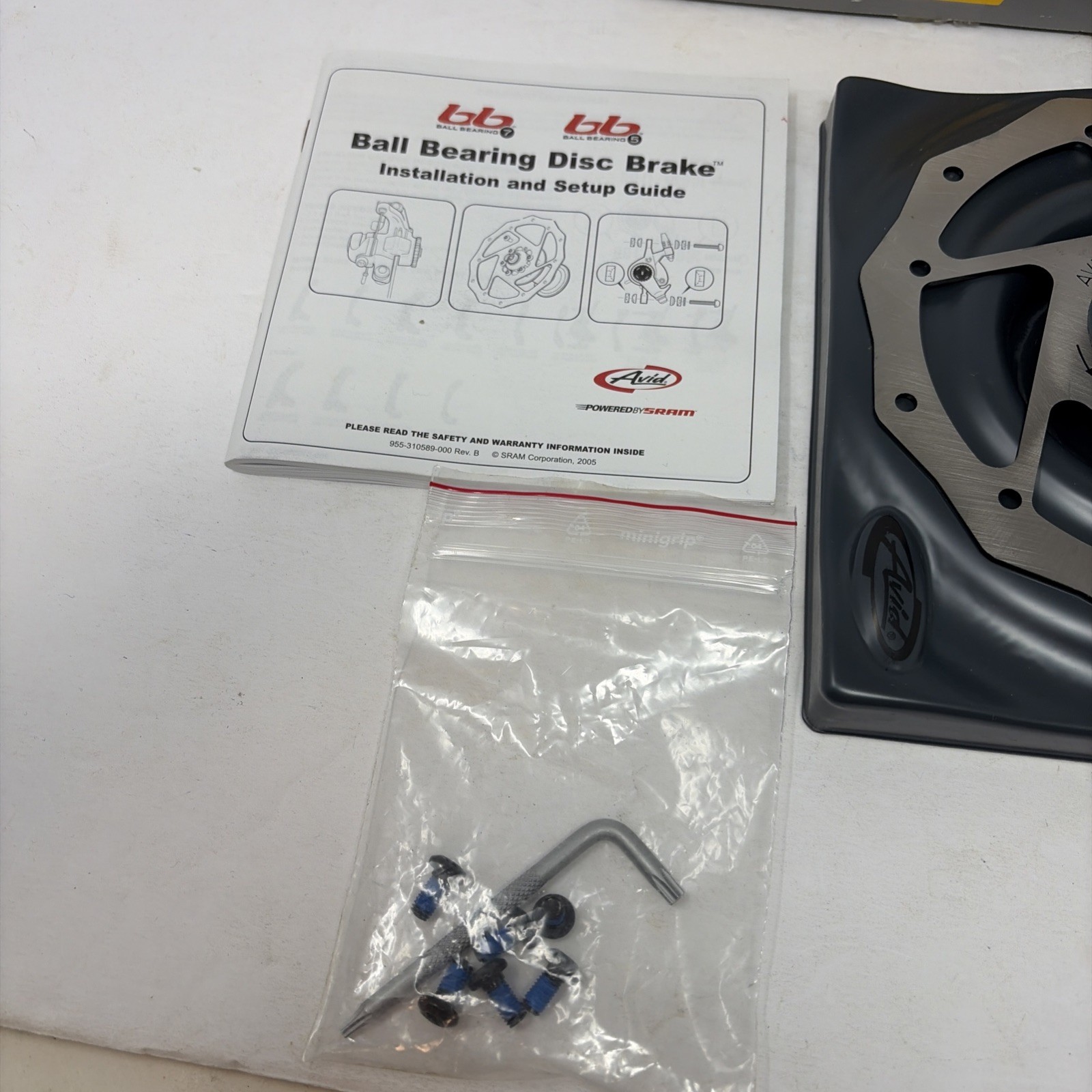 Avid BB7 Rear MTB Disc Brake 160mm Mica – New Old Stock – No Caliper – Cycle