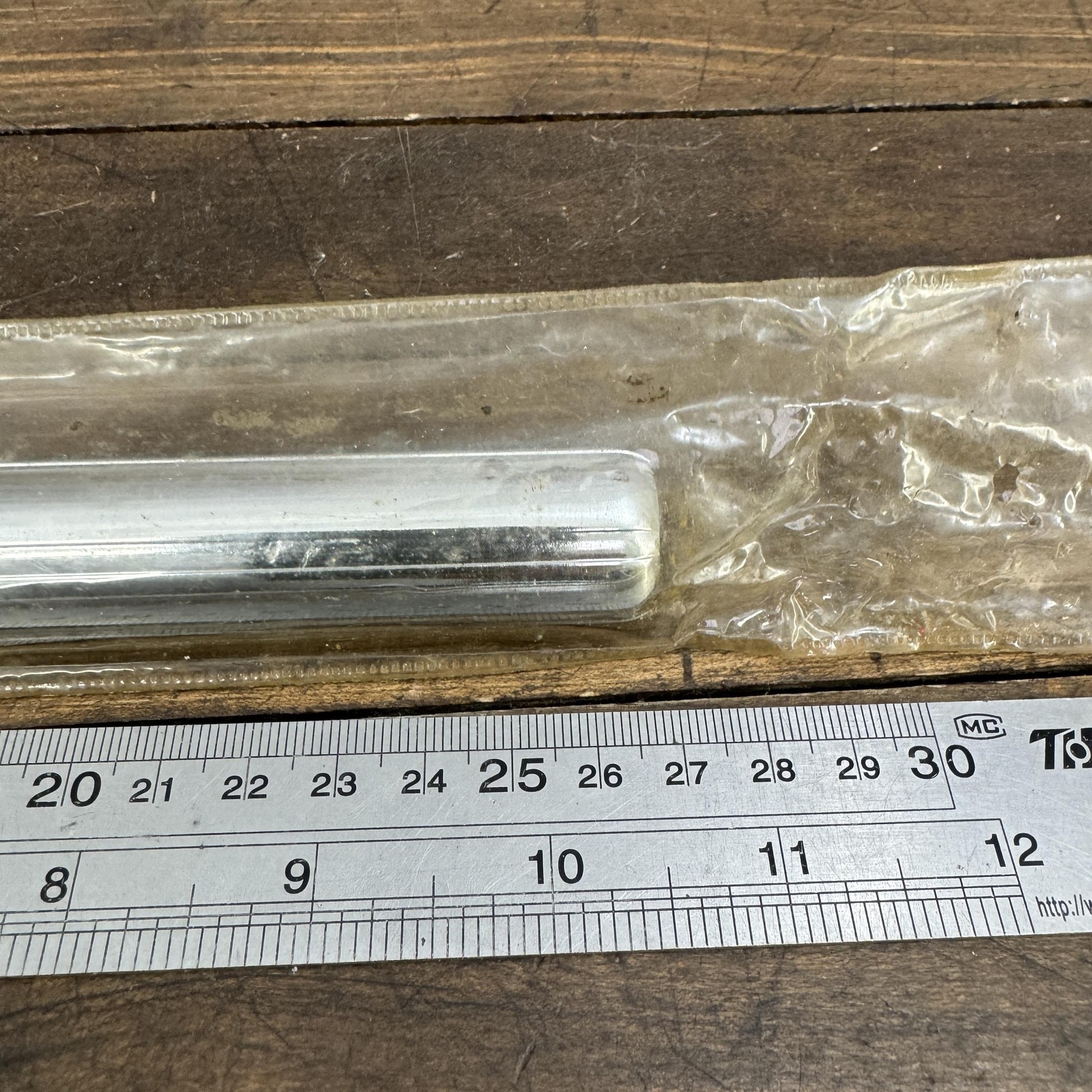 Meng Fong BMX Seatpost 22.2mm NOS Silver 4130 Chromoly Old School BMX Post