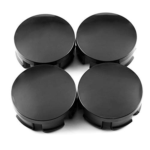 4pcs 56.5mm(2.22in) Wheel Center OD: 56.5mm / 2.22″, ID: 55mm / 2.17″ Black