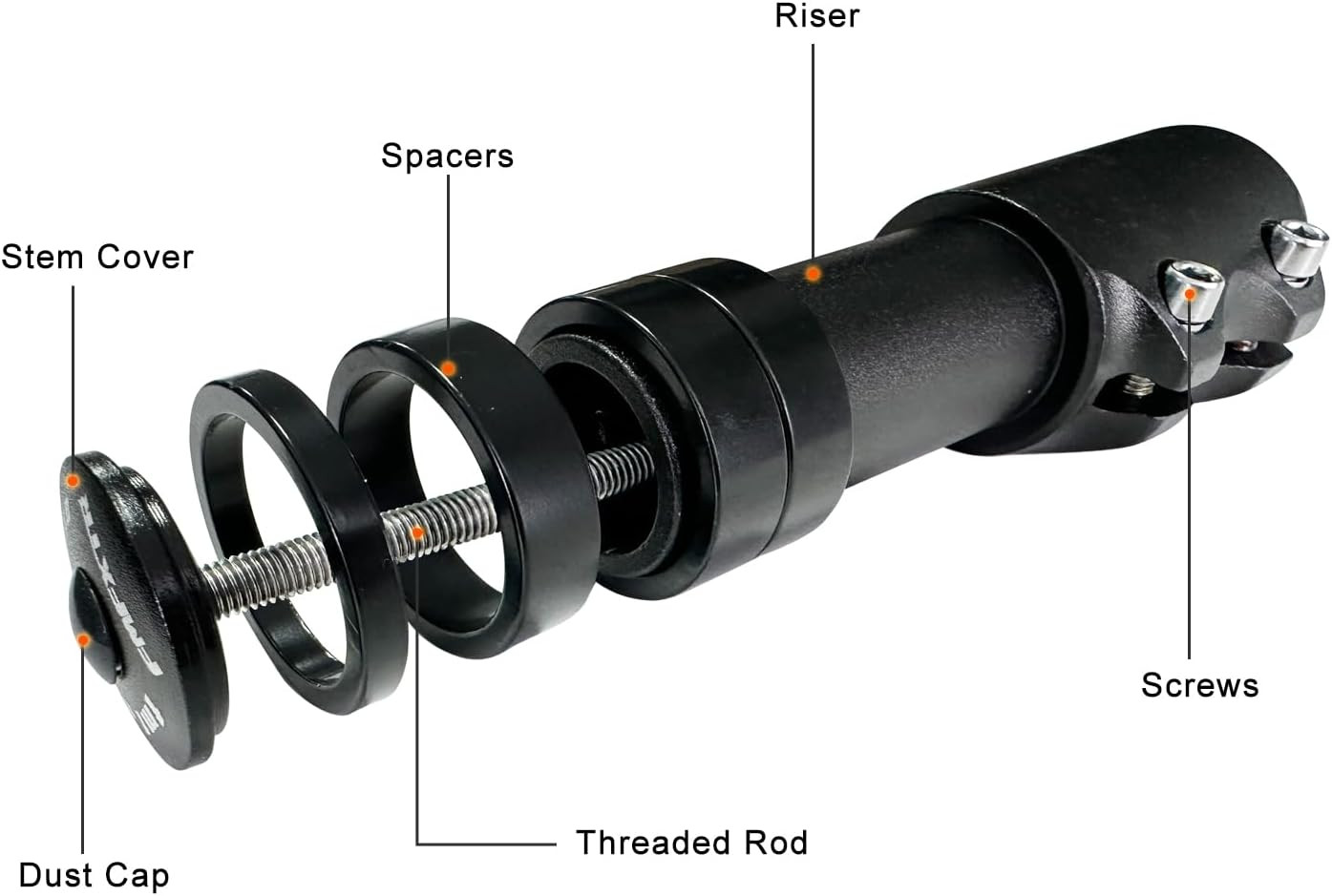 Bike Stem Riser Adaptor Bicycle Fork Head Handlebar Head Up Rising Adapter 28…