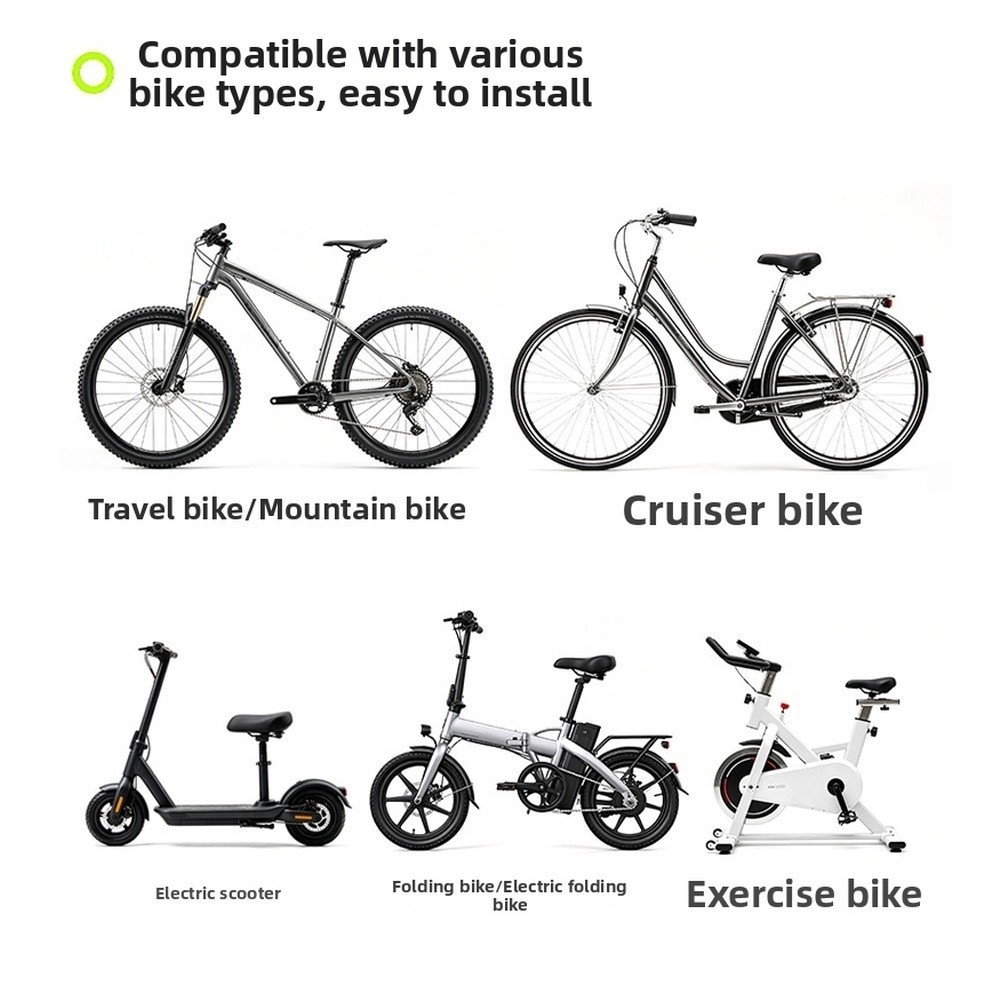 For City Bike Saddle with 290mm Length 215mm Width for Folding E-Bikes