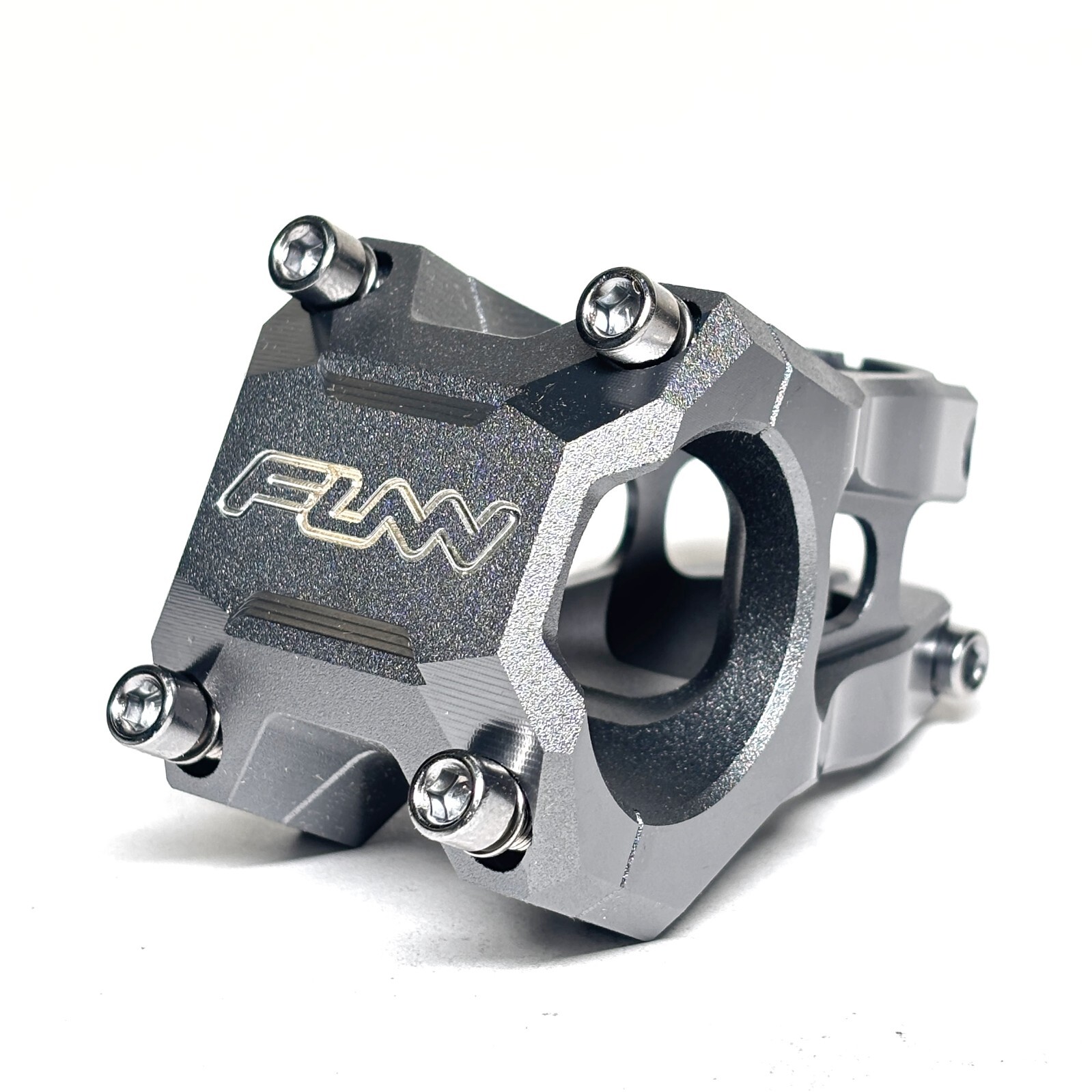 Funn Strippa EVO MTB Stem, Bar Clamp 35mm (Length 45mm, Gray)- Clearance Sale