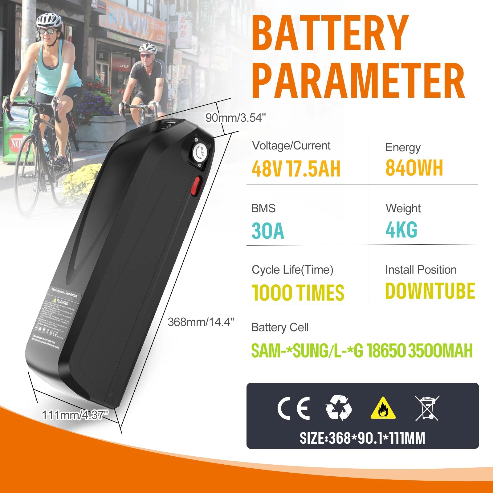 Ebike Bafang 48V750W Mid Drive Motor Electric Bicycle Conversion Kit BBS02