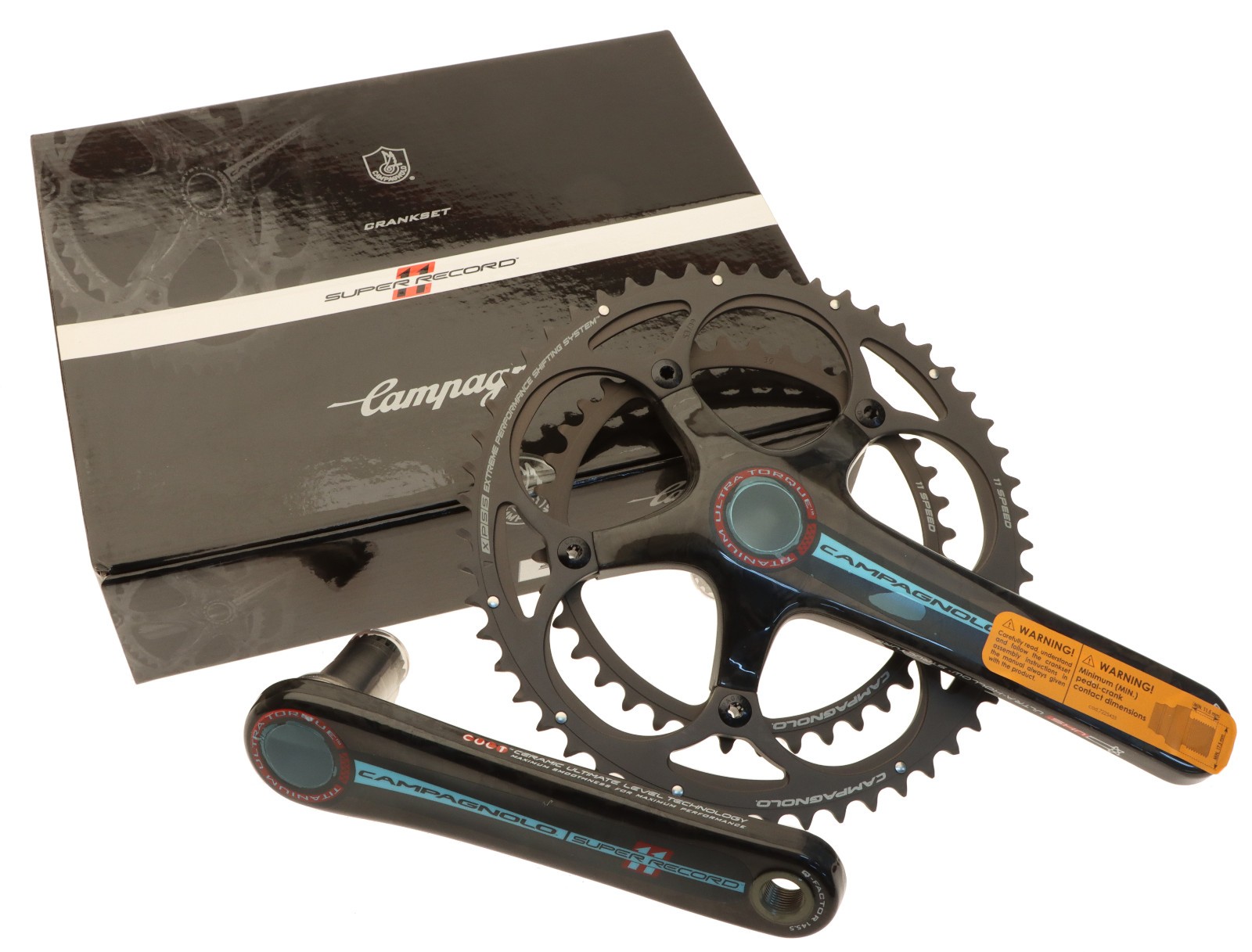 Campagnolo Super Record Titanium Crankset 53/39T 11s 170mm ’11 Ultra-Torque NEW