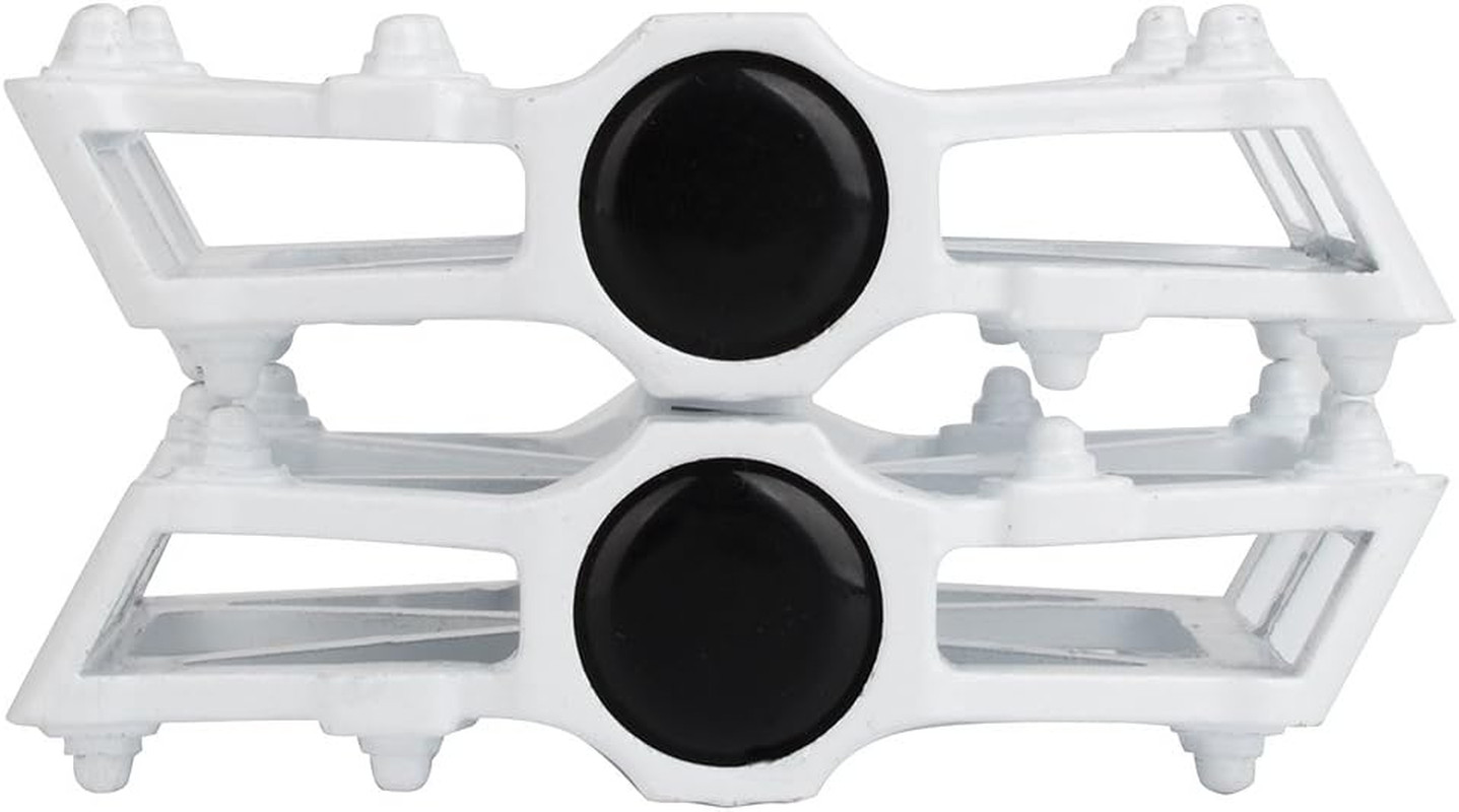 Lightweight Aluminium CNC Bike Pedals for MTB BMX – White