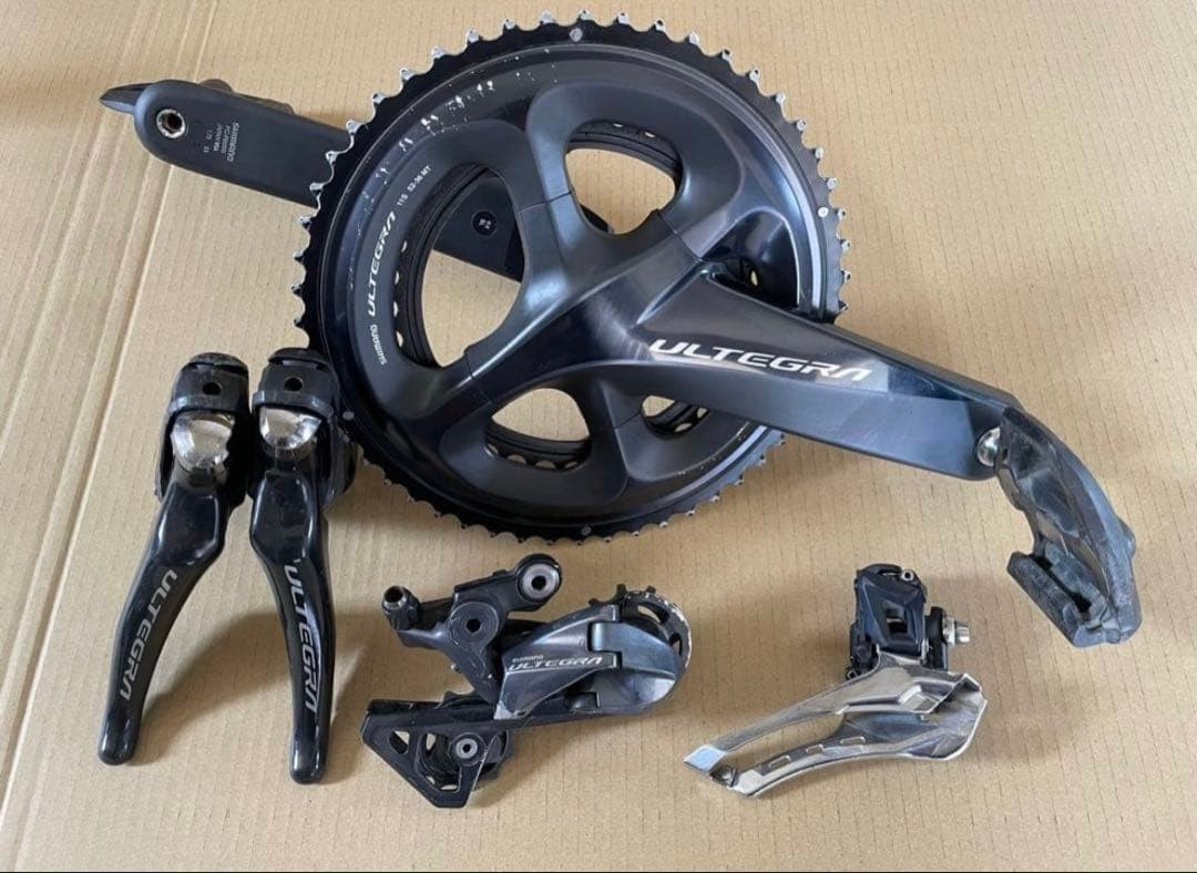 Shimano Ultegra R8000 Groupset 4-Piece Crank FD RD STI Lever Set 11-Speed