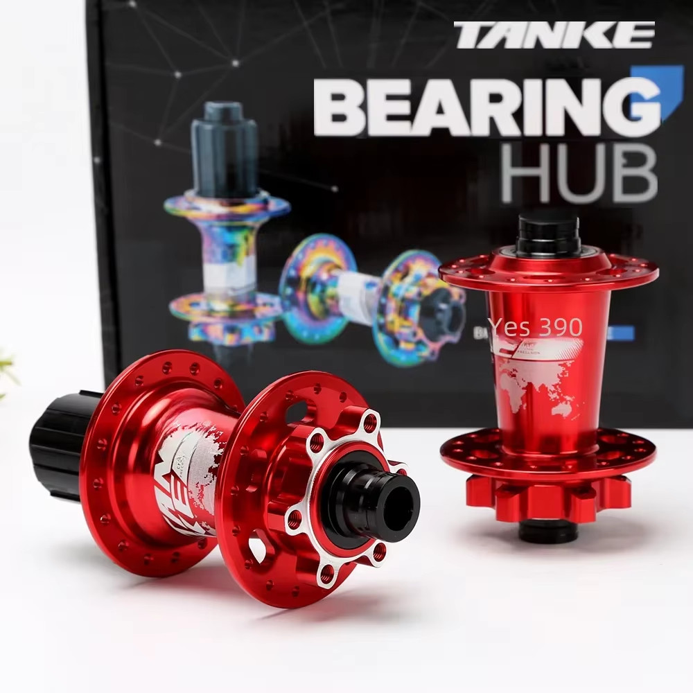 120 Click Hub 6 Bearing MTB Mountain Bike Hub Front Rear 28 32 36 Holes QR Thru-