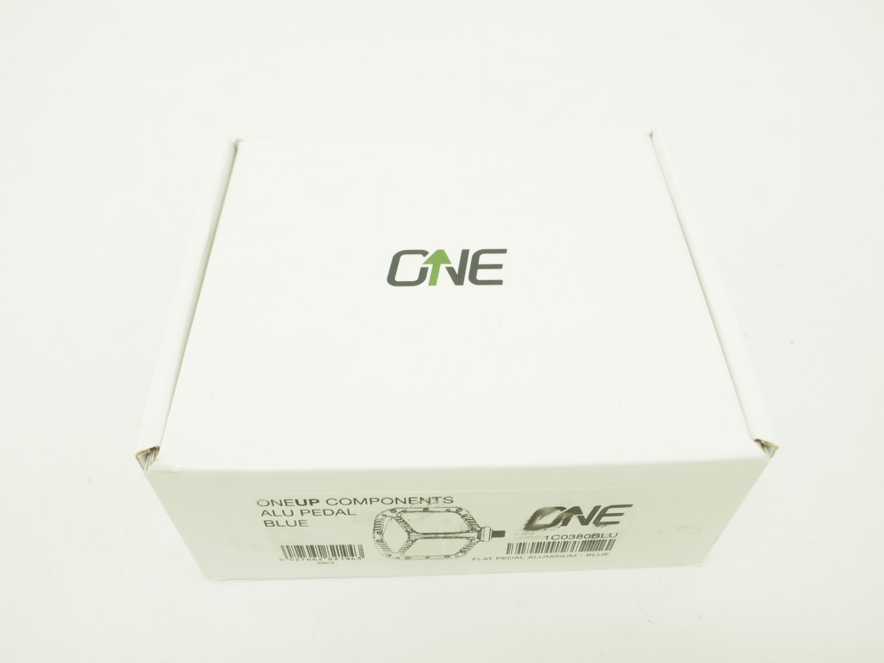 New! One Up Components Blue Aluminum Platform MTB Pedals 115x105mm 386g