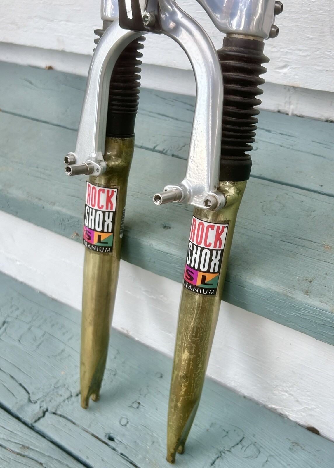 RockShox Titanium SL Mag 21 Suspension Fork Vintage Mountain Bike Yeti Ritchey