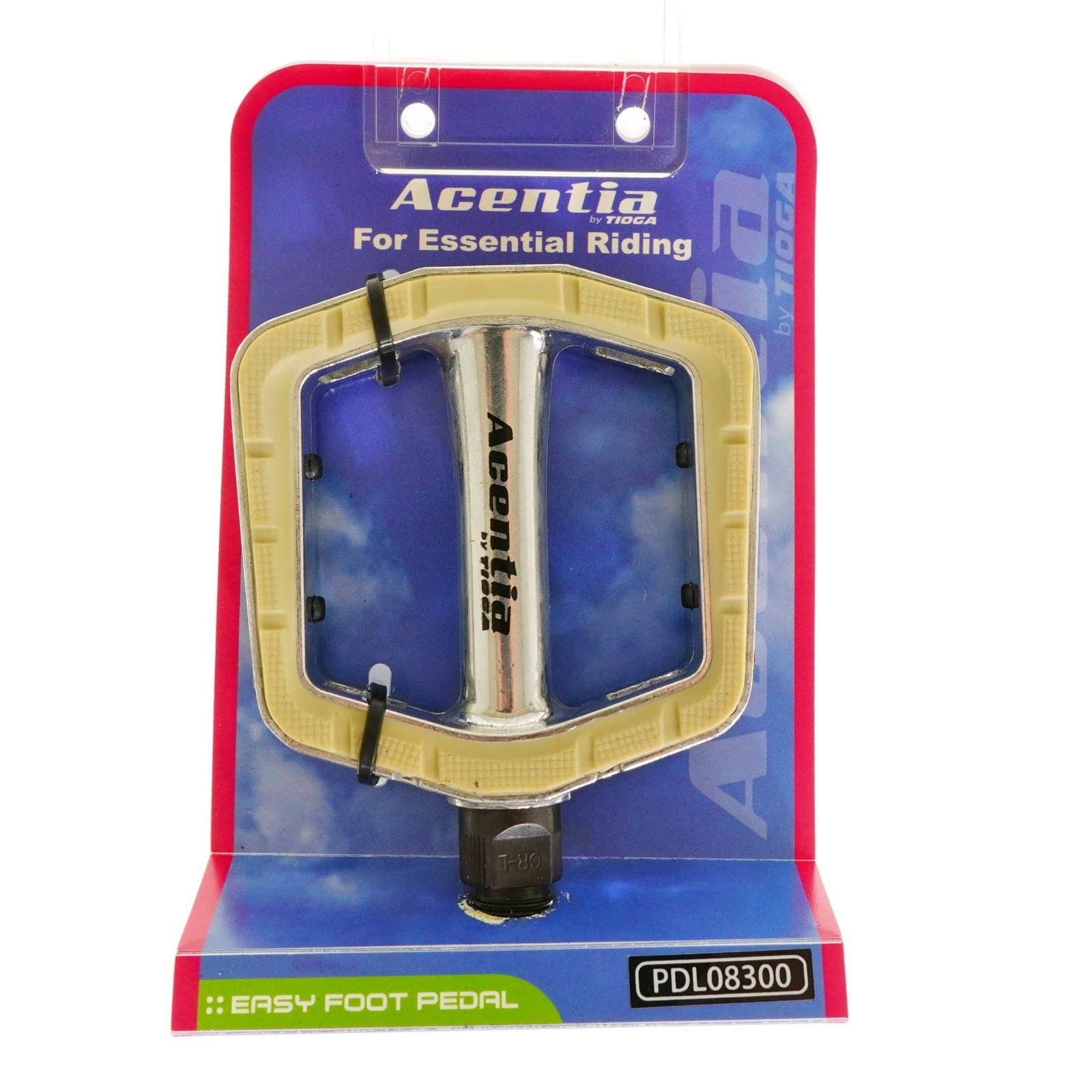 Tioga Acentia Aluminum Bike Bicycle Pedals 9/16″ MTB City Bike – Silver