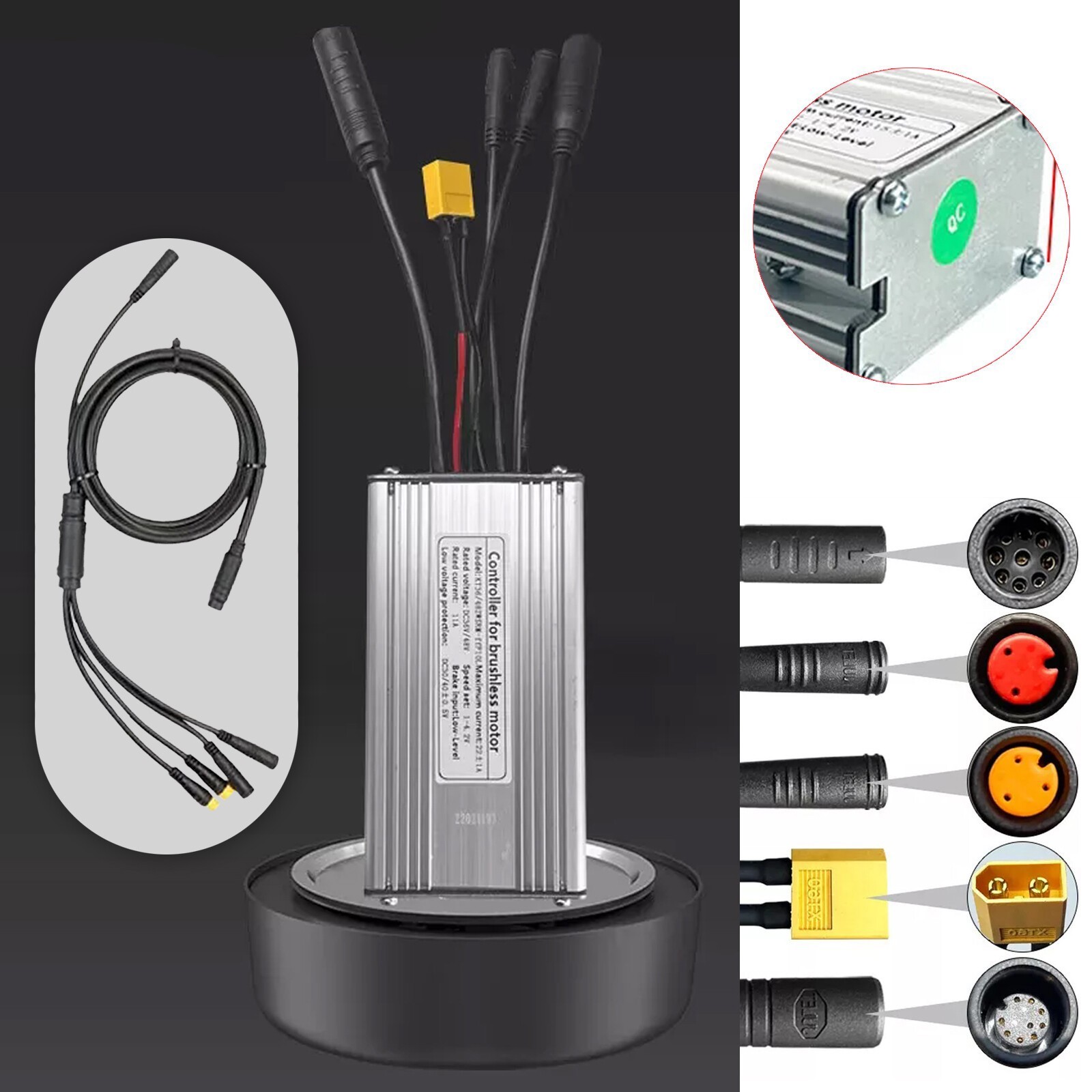 36V 48V 25A 750W E-bike Controller Waterproof Brushless Motor Electric Bicycle