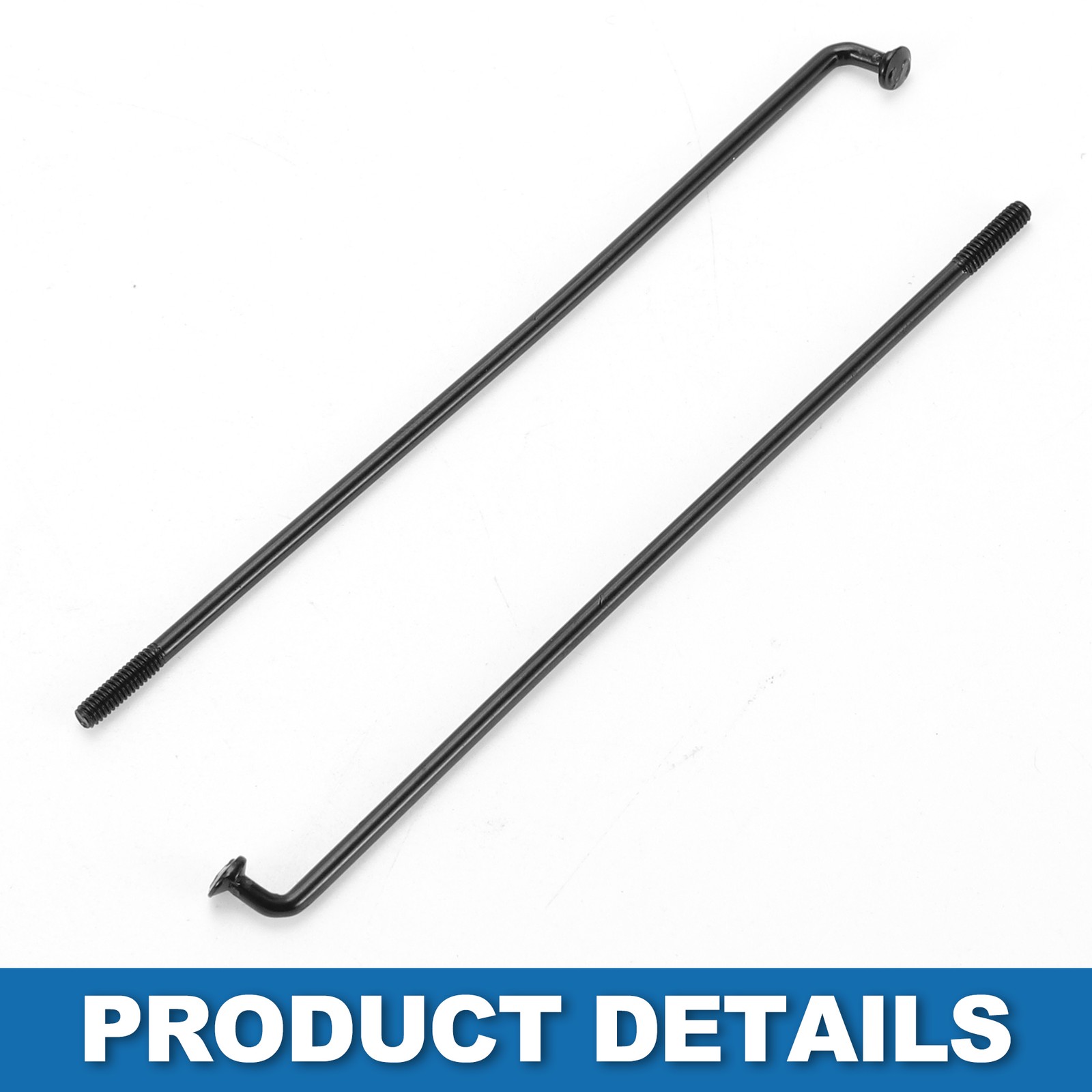 Mountain Bike Spokes 14G 97mm Black Steel 36 Pieces
