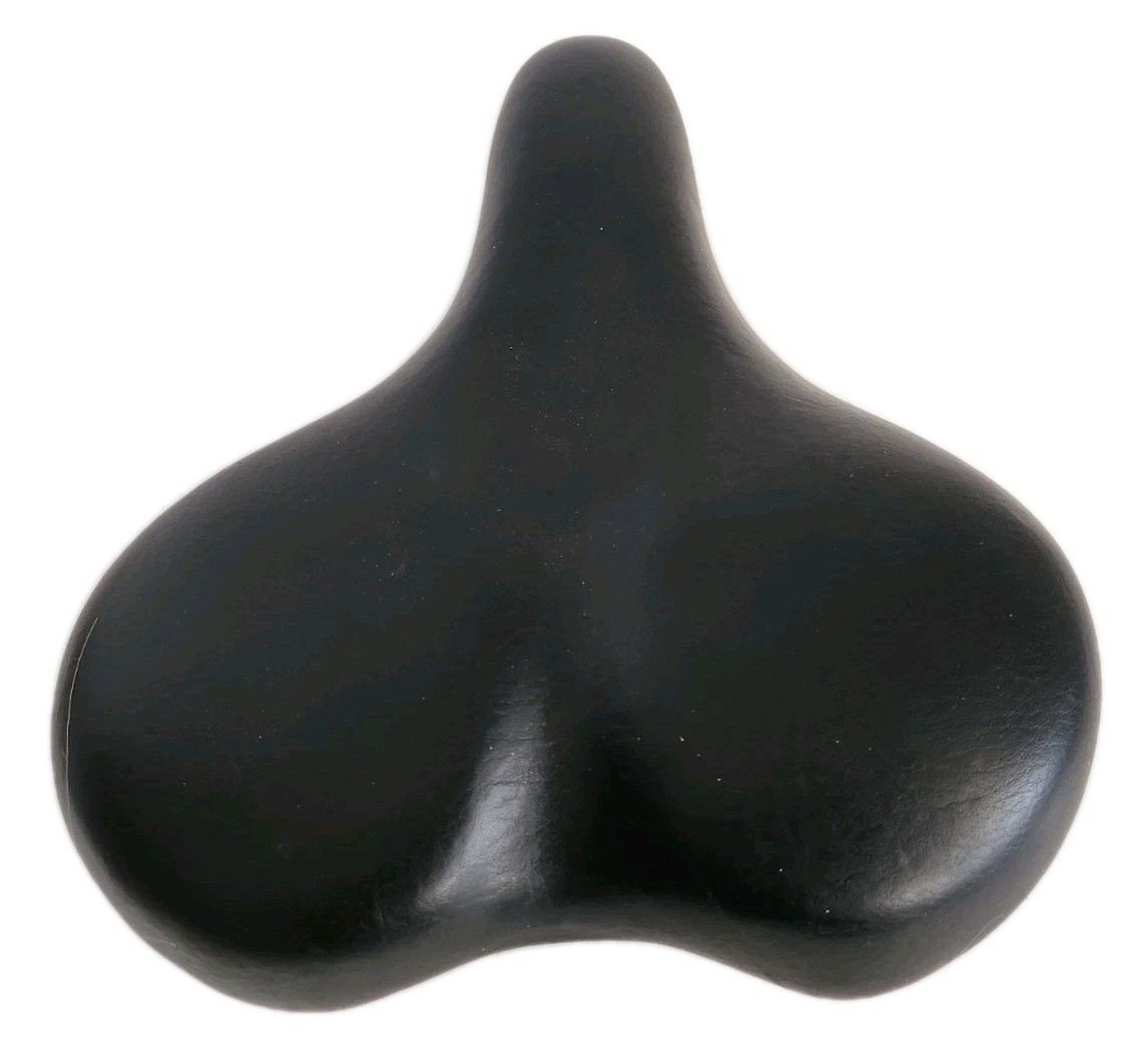 Jasion Wide Comfort Bike Saddle Seat Black Ergonomic Gel Padded