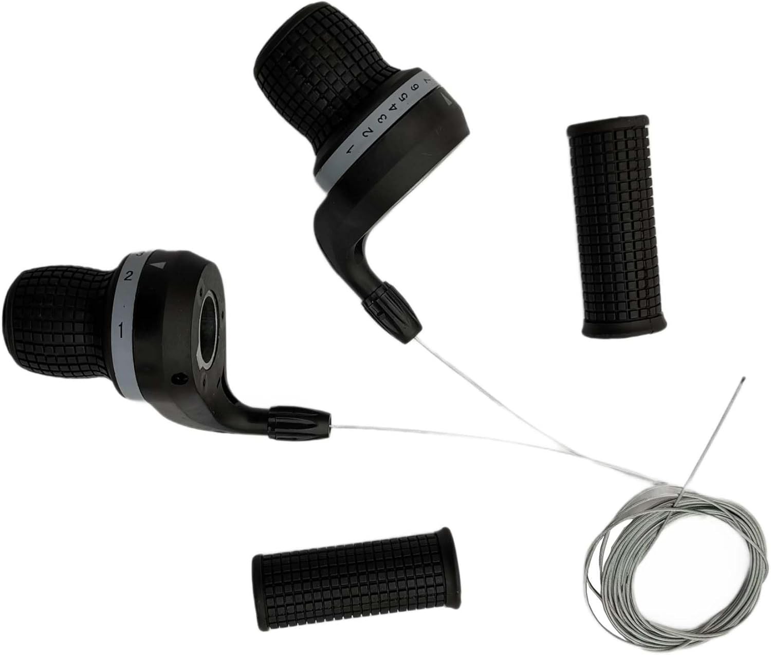 21 Speed Twist Shifter Lever Bike Handlebar Grips Bicycle Shifter Mounting