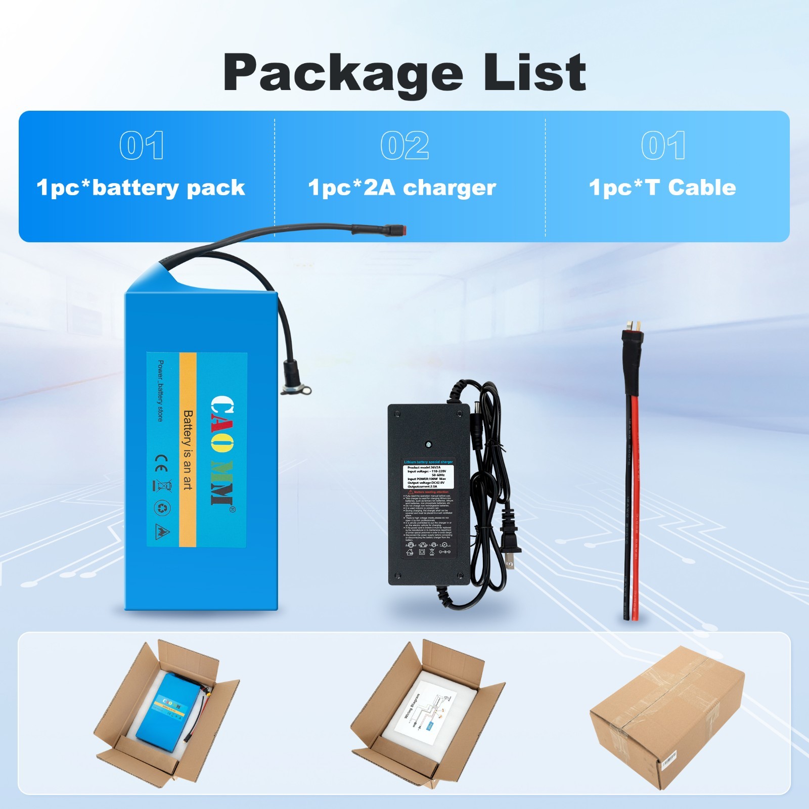 36V/48V 10Ah/14Ah/20Ah Ebike Lithium battery for Electric Bike 100W-1200W Motors