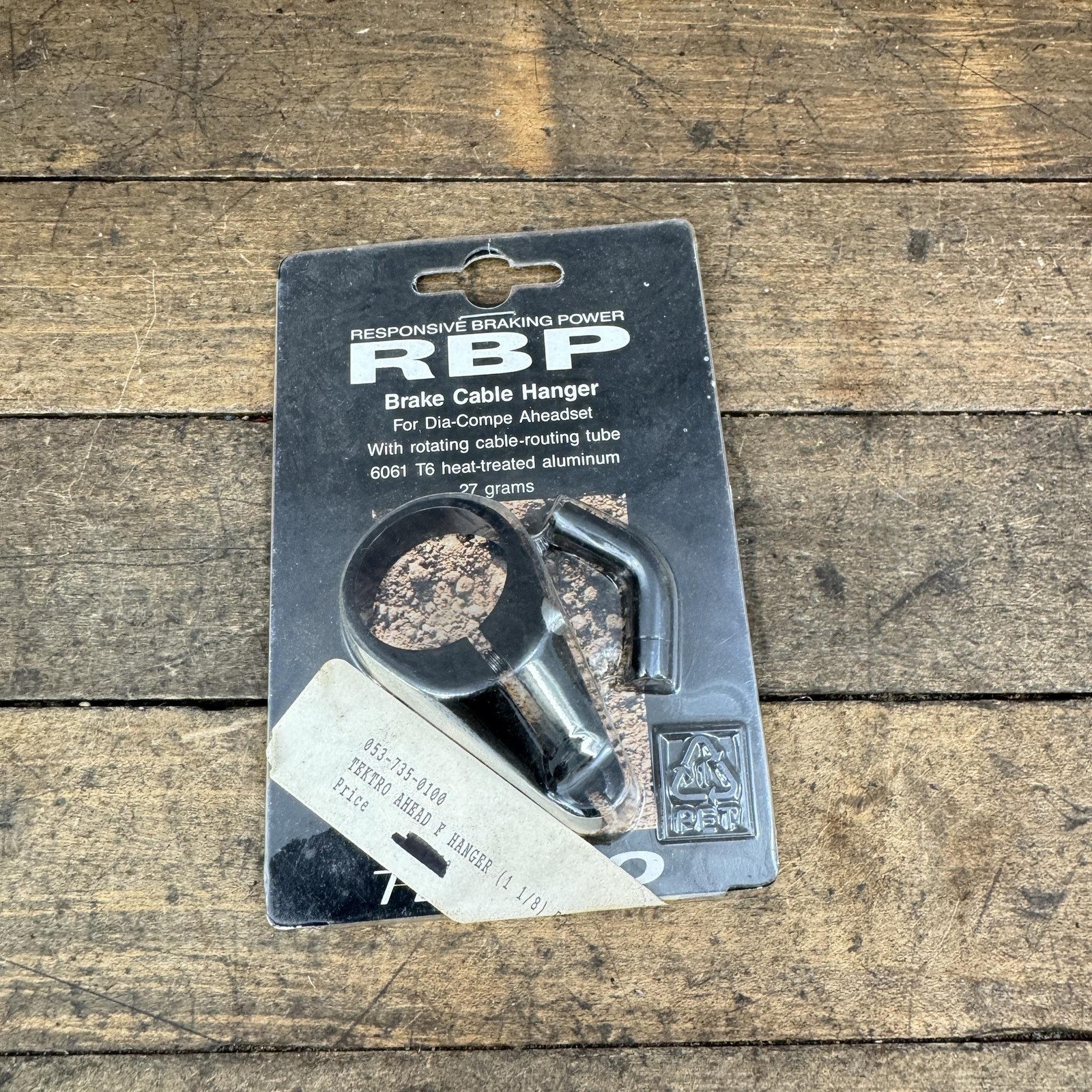 Vintage Tektro RBP Brake Cable Hanger Aheadset 28.8mm Black NOS 90s MTB 1 1/8