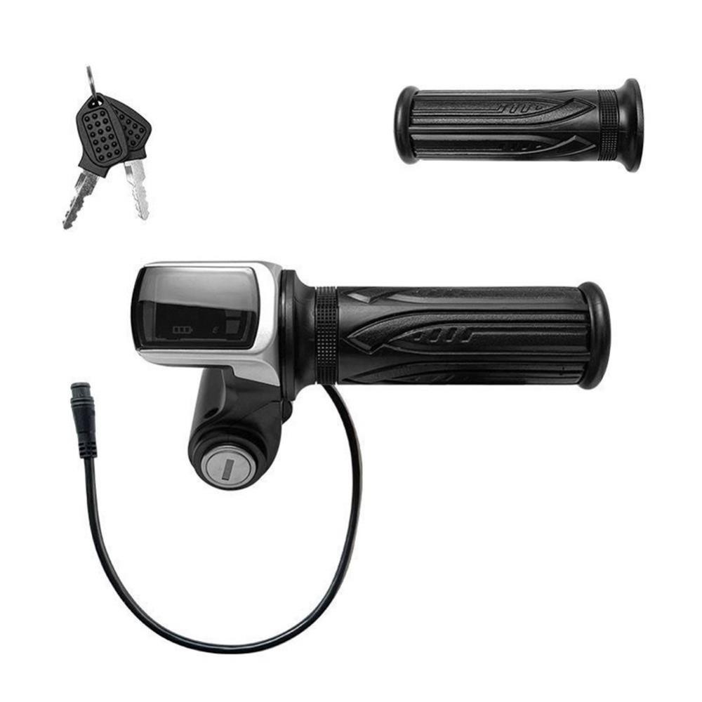 Electric Scooter Throttle Grip With Waterproof 6 Pin Interface For E Bike 48 [