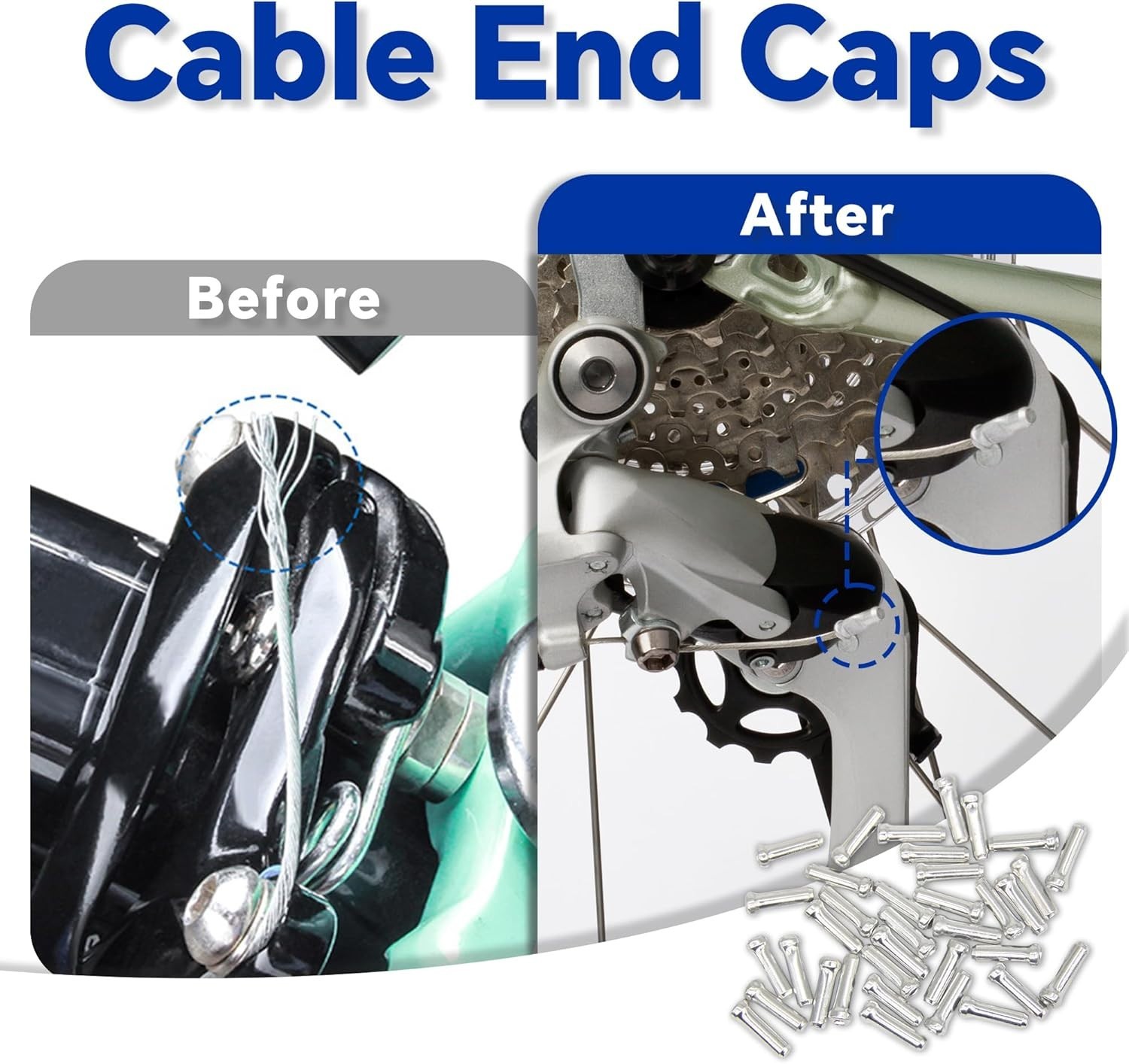 Complete 103pcs Bike Brake & Shift Cable Kit – Reliable, Durable & Easy to Use