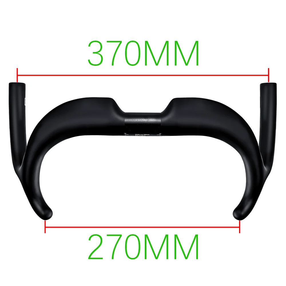 14° Carbon Road Bike Handlebars Racing Bike Handlebar Sprint Handlebars 31.8mm