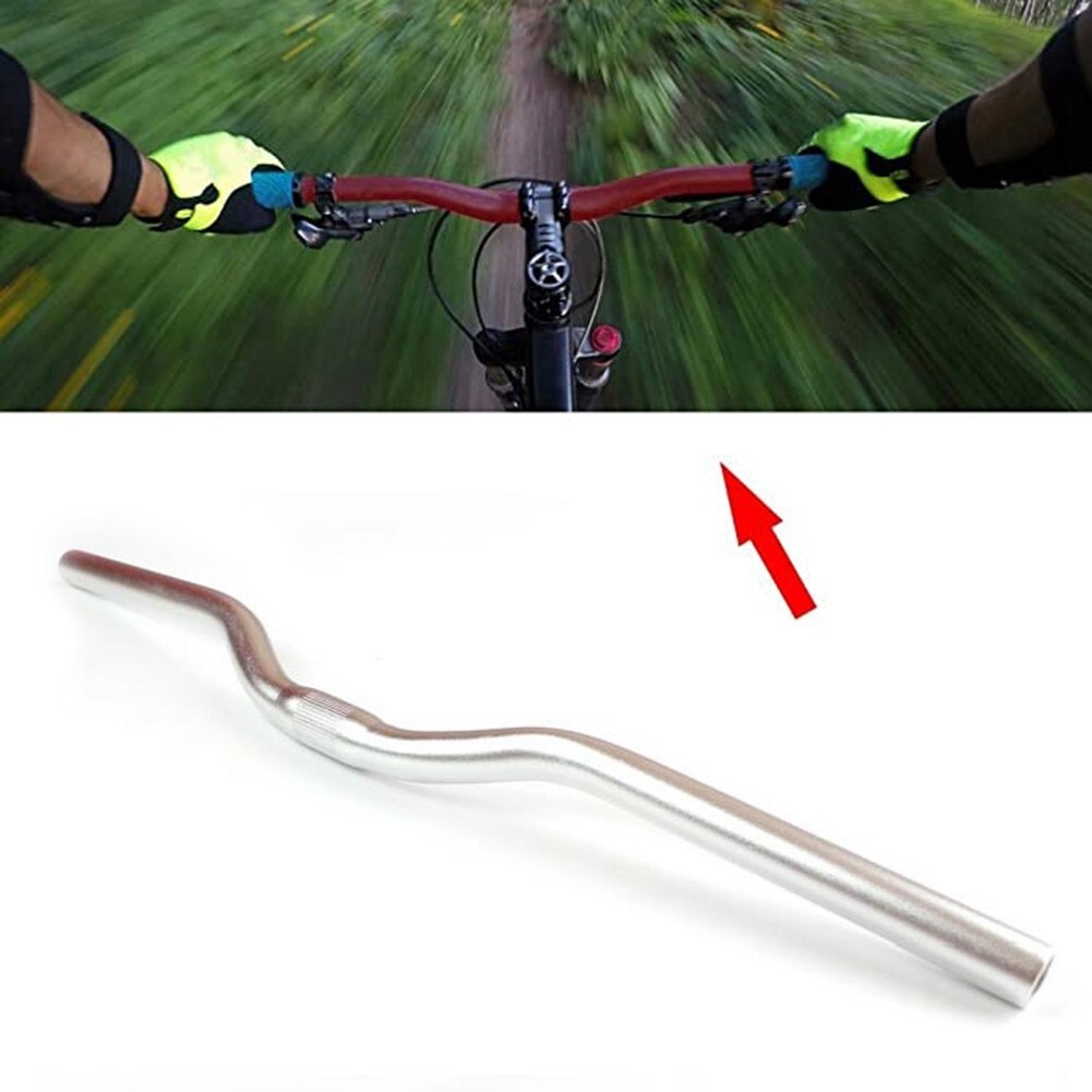 Bicycle Riser Handlebar 25.4*480-580mm Aluminum Alloy Mountain Bike Handlebars