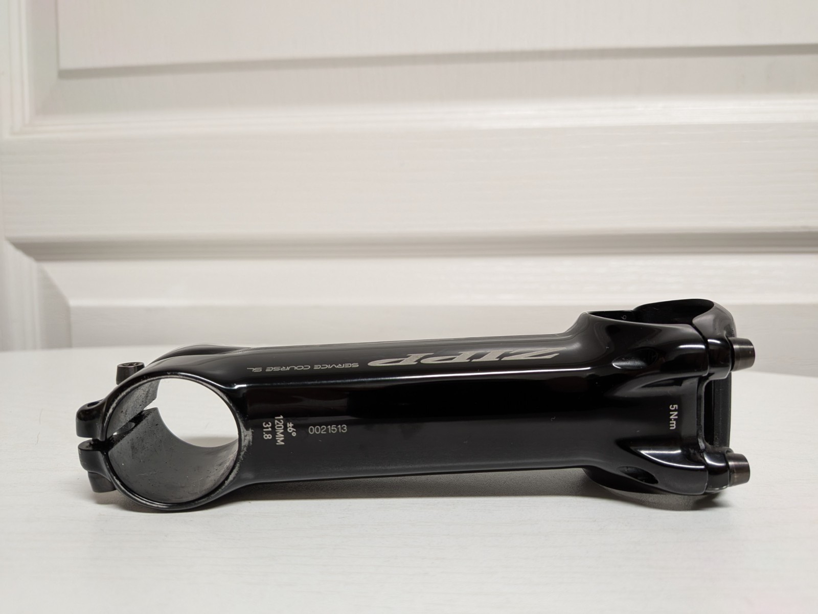 Zipp Service Course SL Stem 120mm 31.8mm Clamp +/- 9° 1 1/8″ Gloss Black