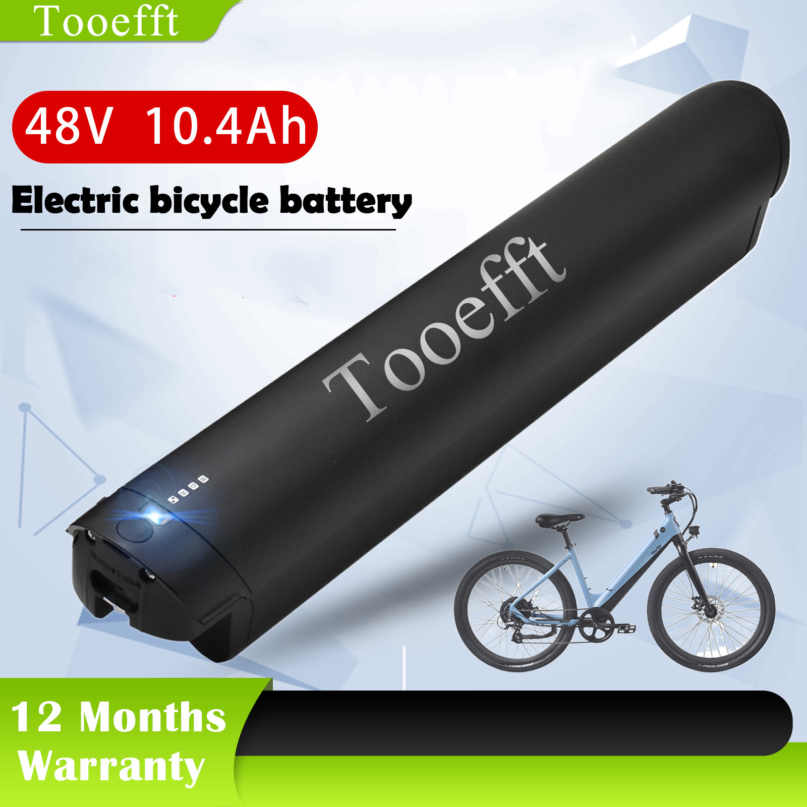 tooefft Reention EEL Pro 48V 10.4Ah Batteries for Ride1 UP CORE-5 LMT’D Ebike
