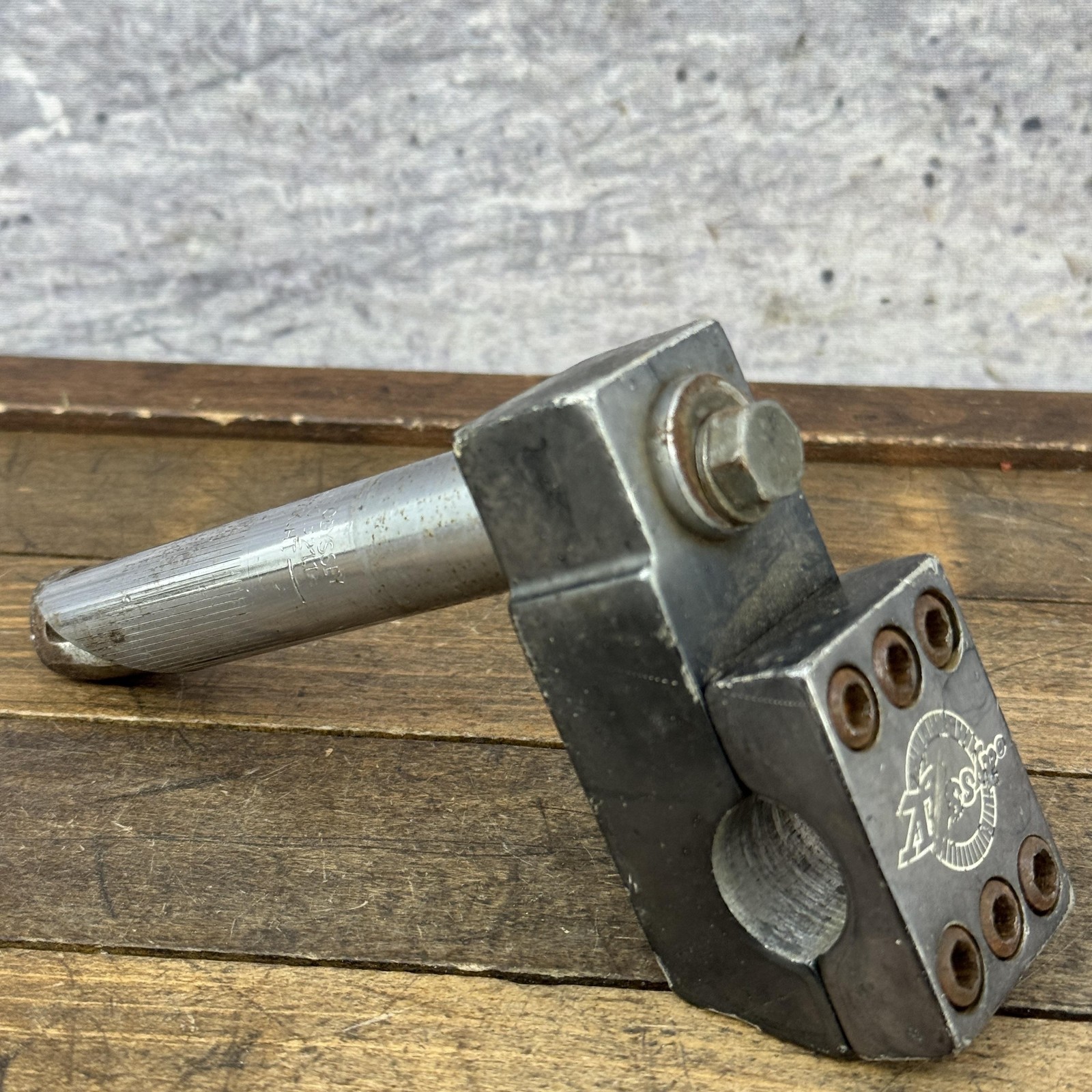 Vintage Odyssey BMX Quill Stem 6-Bolt 21.1 Quill 22.2 Clamp 1985 Old School BMX