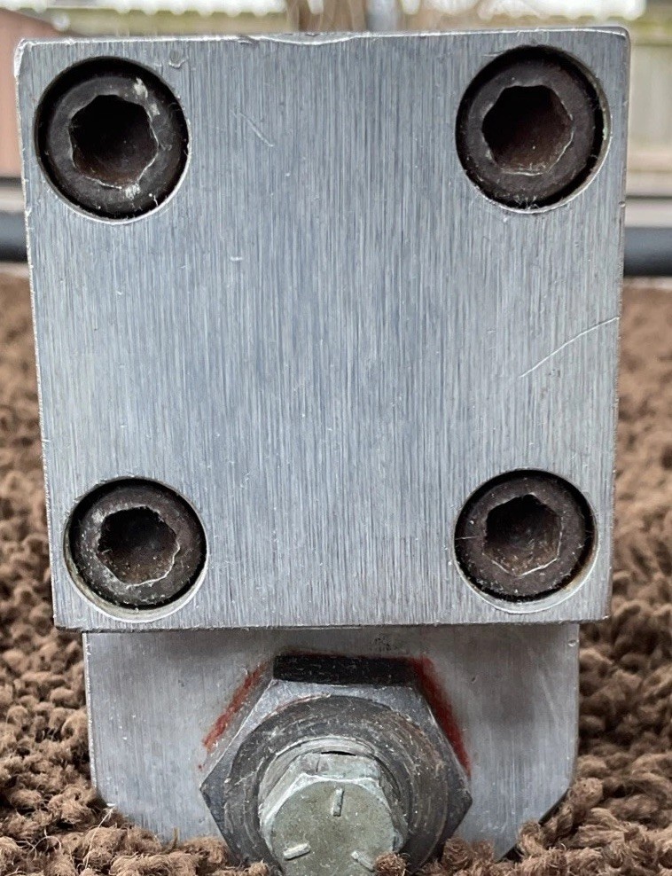 EARLY UNSTAMPED (1st Gen ) SILVER TUF-NECK BMX STEM