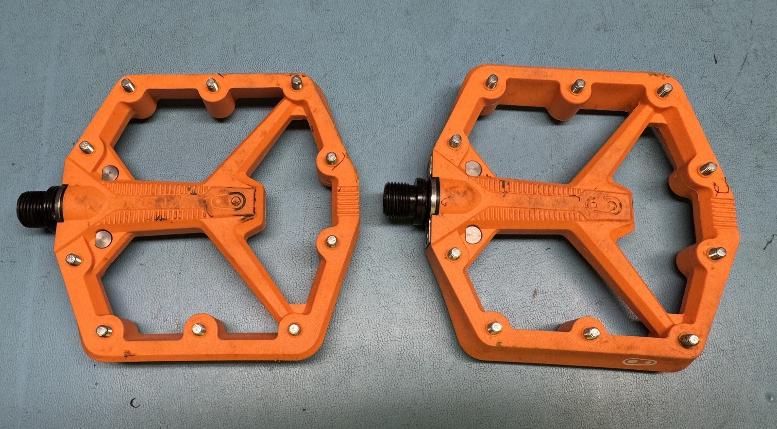 Crankbrothers stamp 1 gen 2 Large Mtb pedals Orange