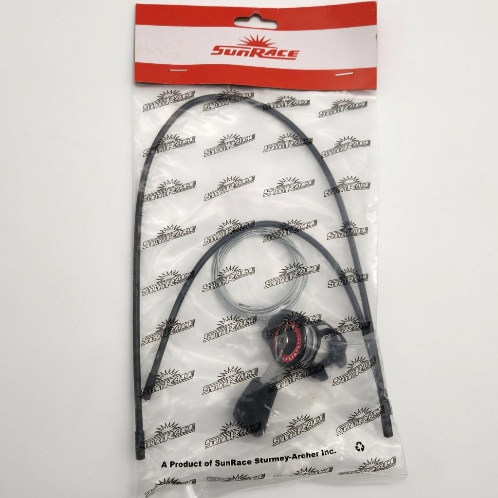 SunRace SL-M10 RH 5-Speed Right MTB Bike Friction Thumb Shifter w/ Housing