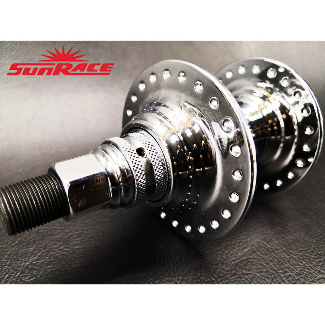 BMX NOS CHROME HUB 48 HOLES SUNRACE OLD SCHOOL CP 14MM CR-MO AXLE – DHL