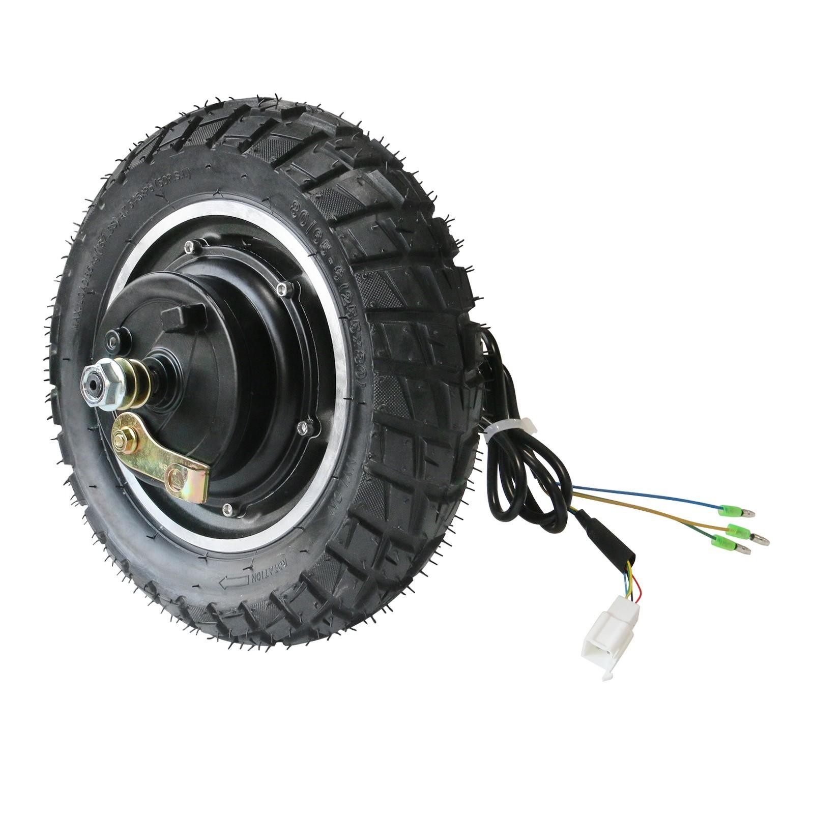 10 inch Hub Motor Kit ebike Scooter 36V 500W Brushless Gearless Motor Tricycle
