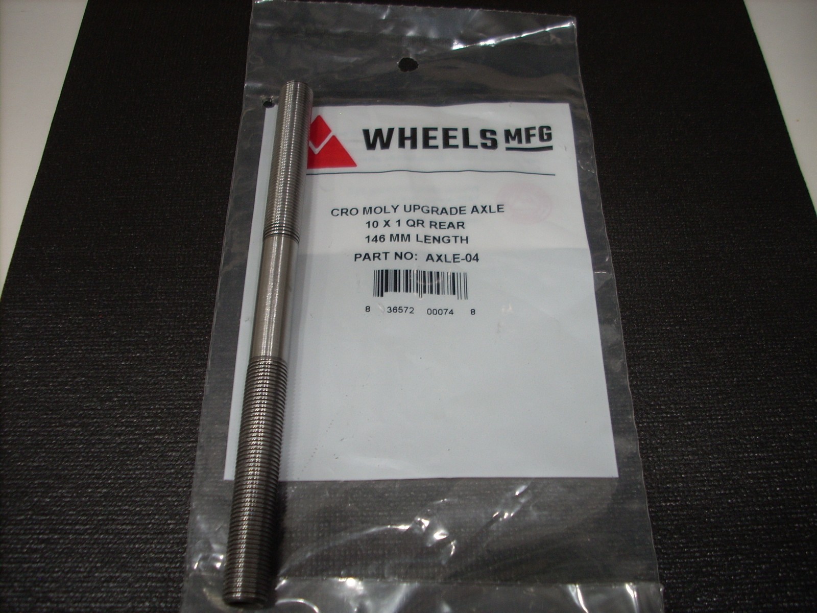 Wheels Manufacturing AXLE-04 Cro Moly Upgrade Replacement 10 x 1 QR 146mm