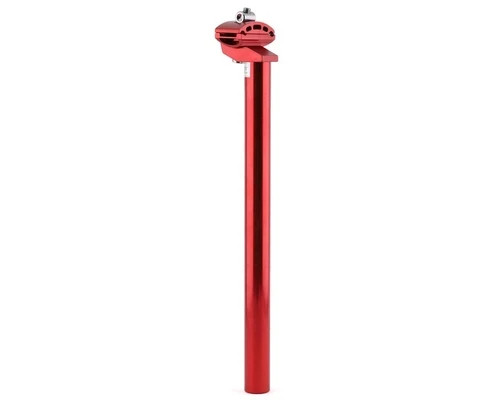 MCS Alloy Micro Adjust 27.2mm x 350mm Seat Post ALL RED