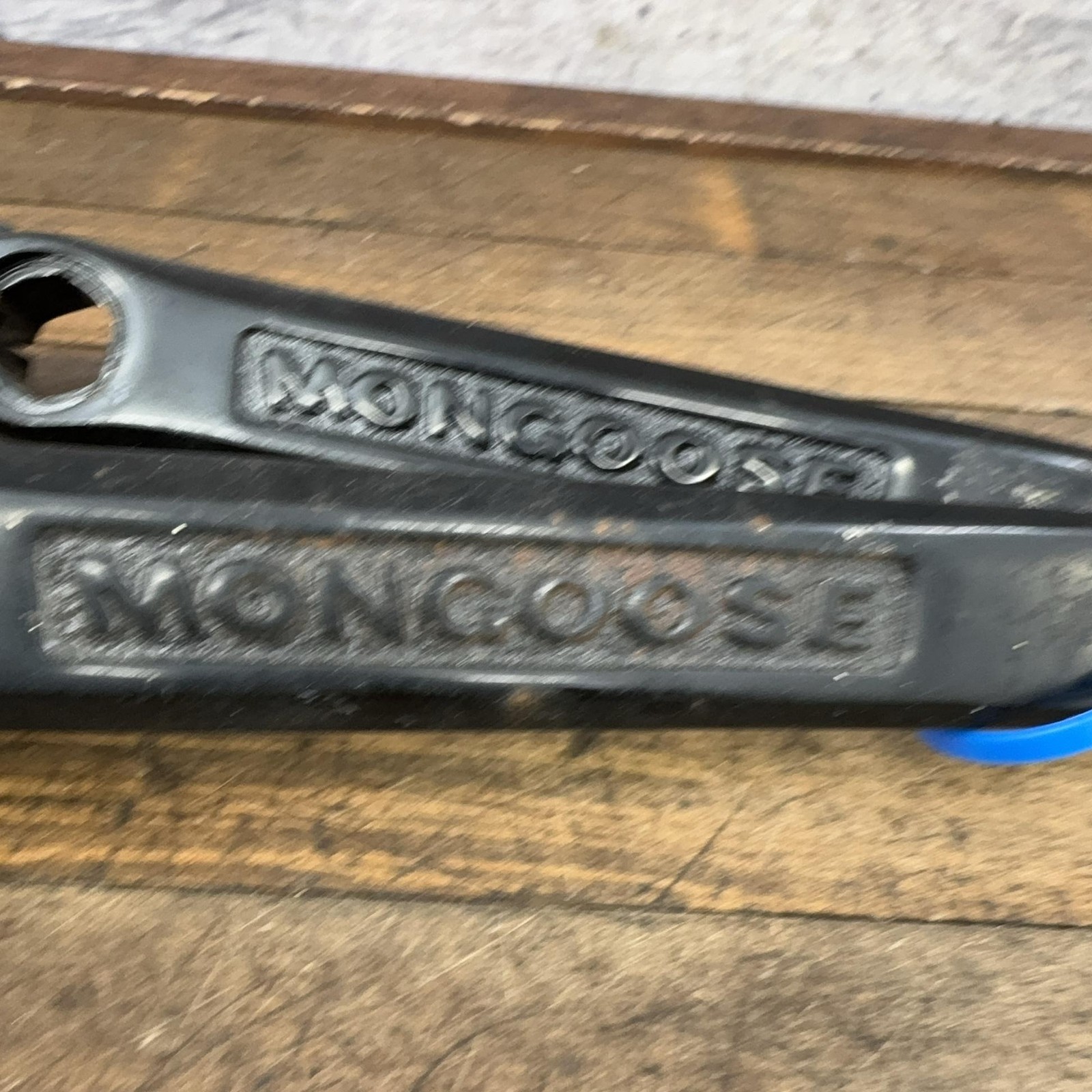 Mongoose BMX Crank Arms 3pc Hex Spindle 6 Side Flat 175 Mm Pair Arms 90s 00s BMX