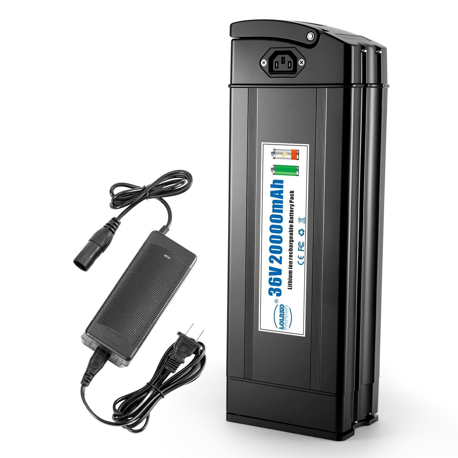 36V 20AH Battery for 200W-1000W Folding electric bicycle 30A BMS