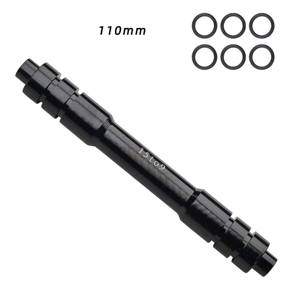 Bicycle Thru Axle Adapter 1215mm to 9mm QR for MTB Road Bike Front Rear