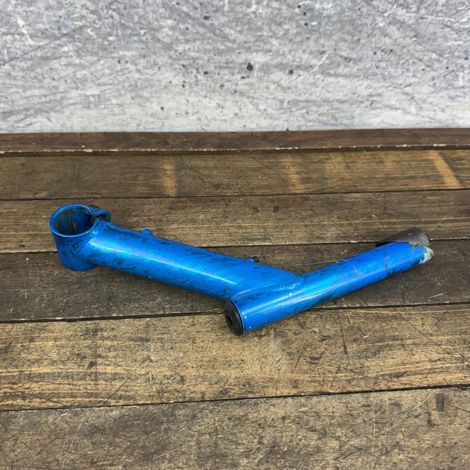 Vintage GT Outpost Blue Quill Stem All Terra 1in 22.2 Splatter Paint Riser MTB