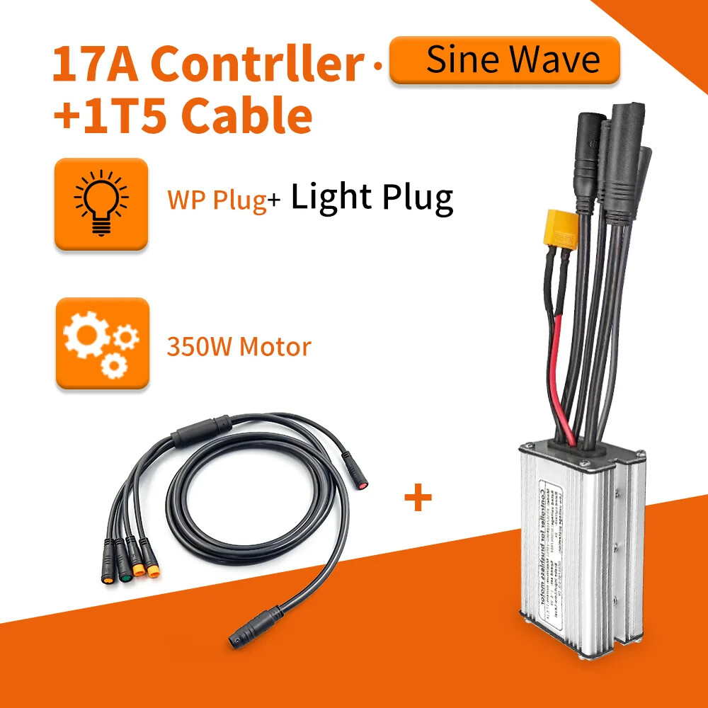 36V 48V 250W 350W 500W 1000W Mountain Ebike Brushless KT Controller Waterproof