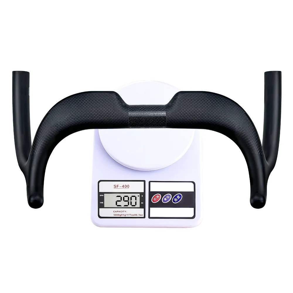 TT Racing Bicycle Handlebar Carbon Fiber Road Bike Handlebar 31.8mm 14 ° Degree