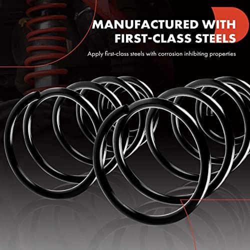 2Pcs Rear Suspension Coil Spring Set Compatible with Jeep Grand Cherokee 2005
