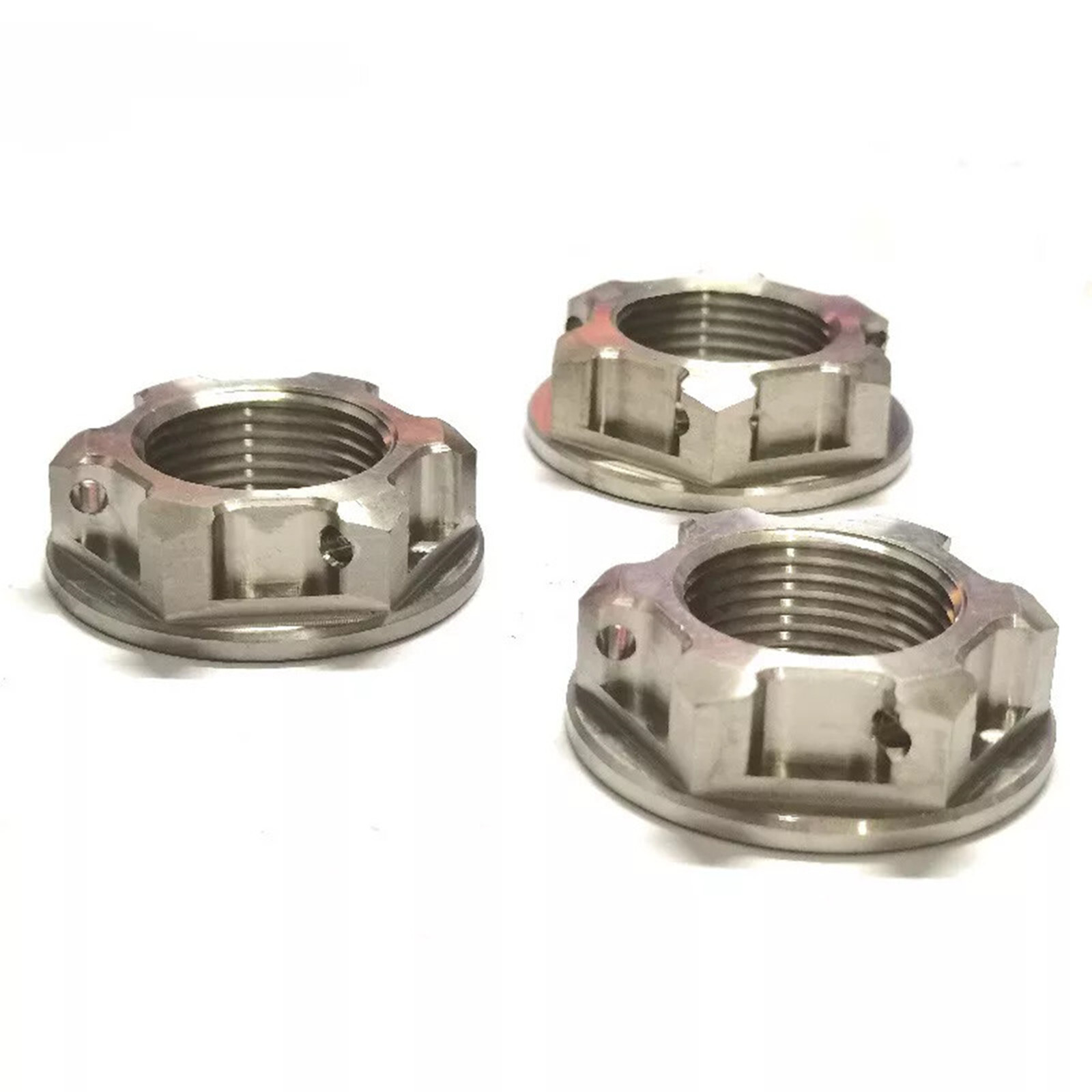 M18 M20 M22 M24x1.5mm Titanium Flange Nuts for Motorcycle Car