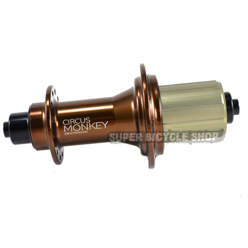 Circus Monkey HRW Road Hubs,24 Hole ,1 Pair, Brown